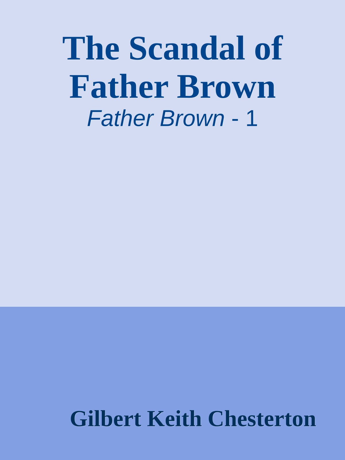 The Scandal of Father Brown