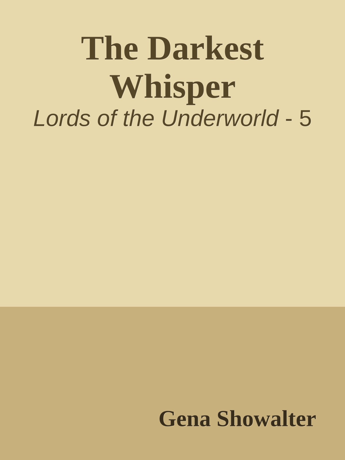 The Darkest Whisper