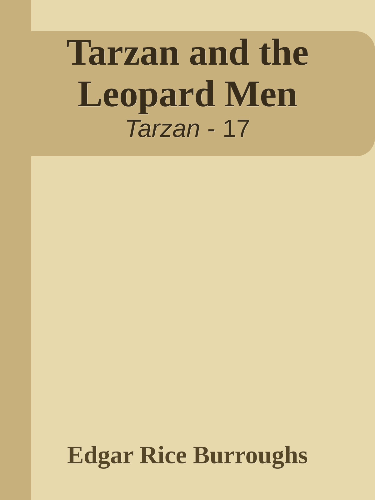 Tarzan and the Leopard Men