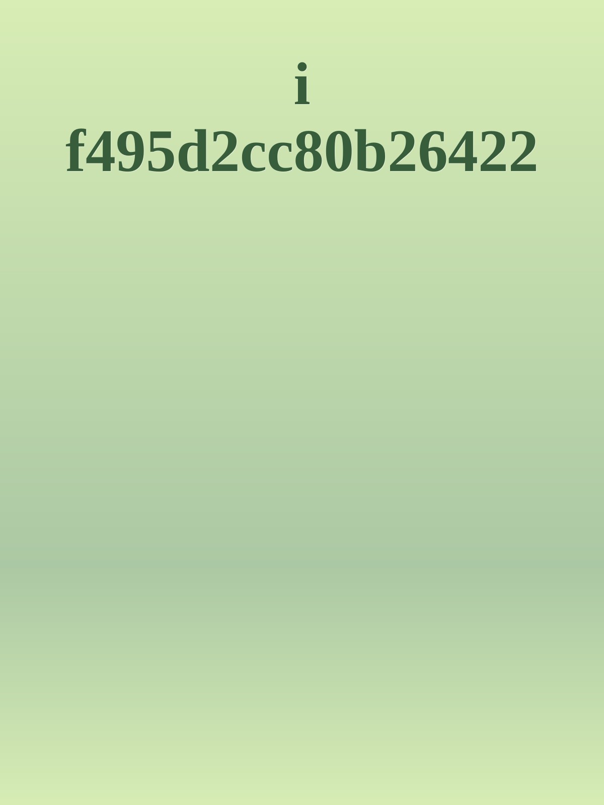 i f495d2cc80b26422