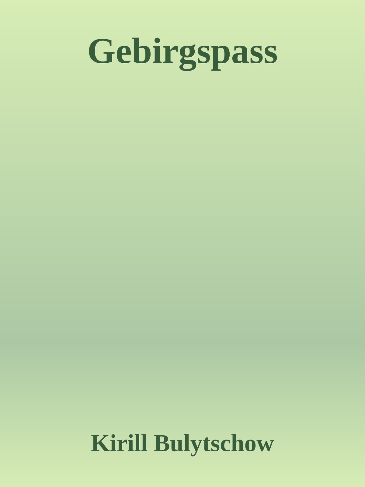 Gebirgspass