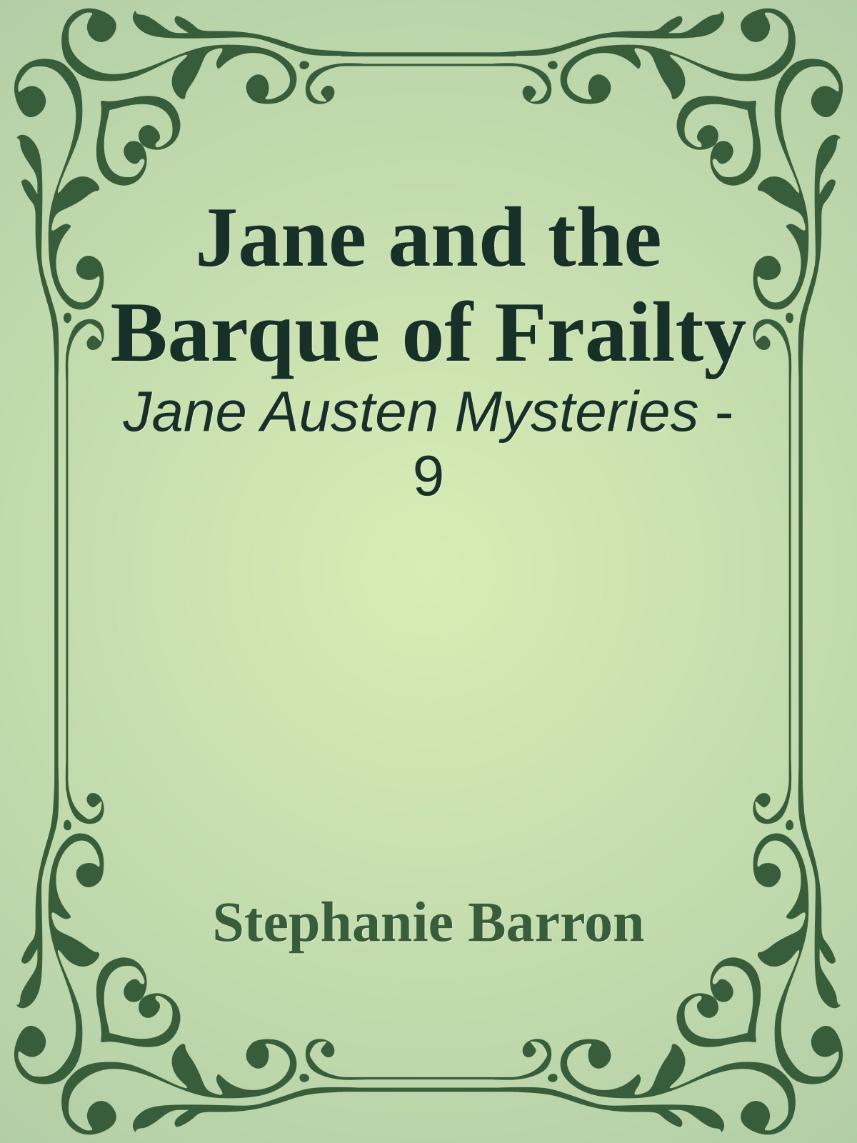Jane and the Barque of Frailty