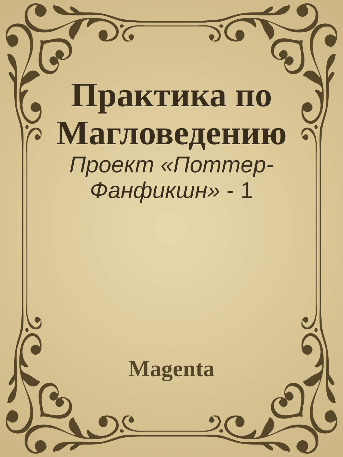 Практика по Магловедению