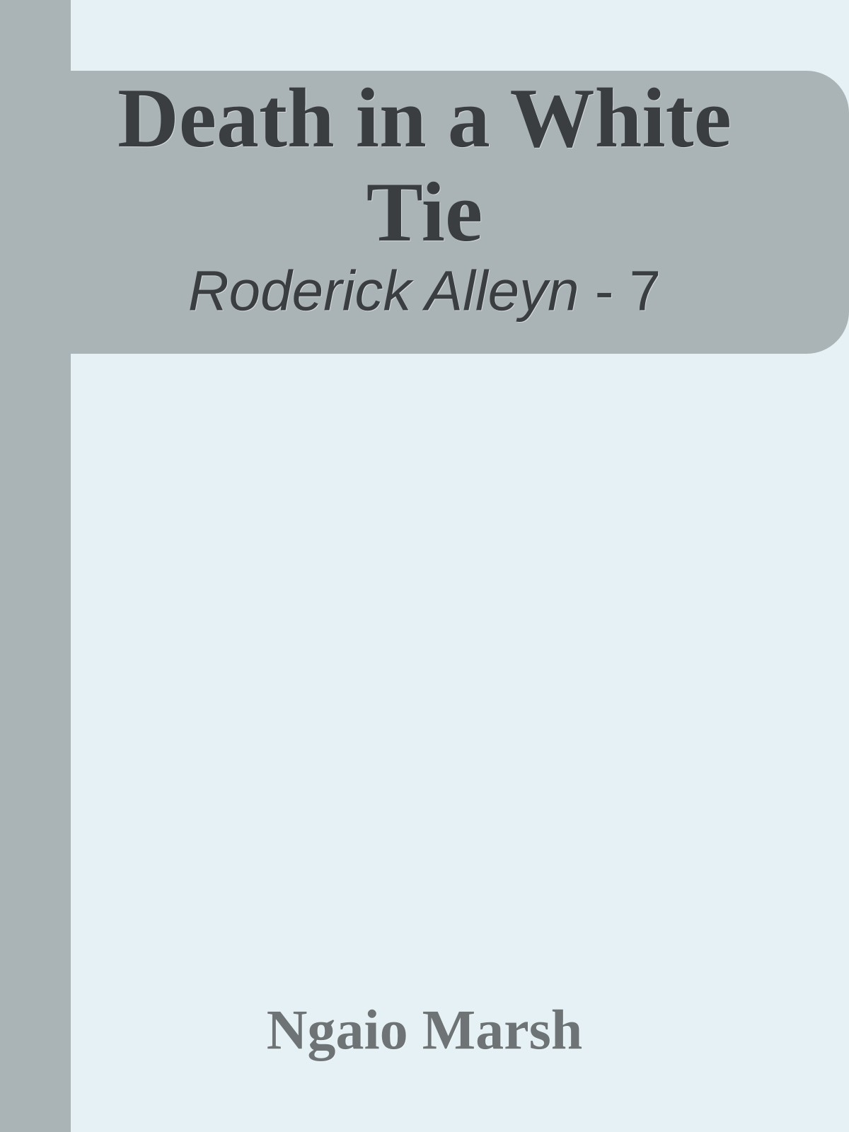 Death in a White Tie
