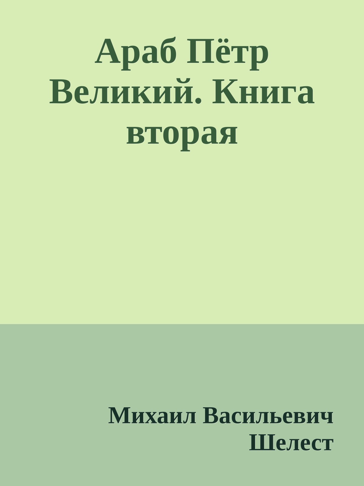 Араб Пётр Великий. Книга вторая