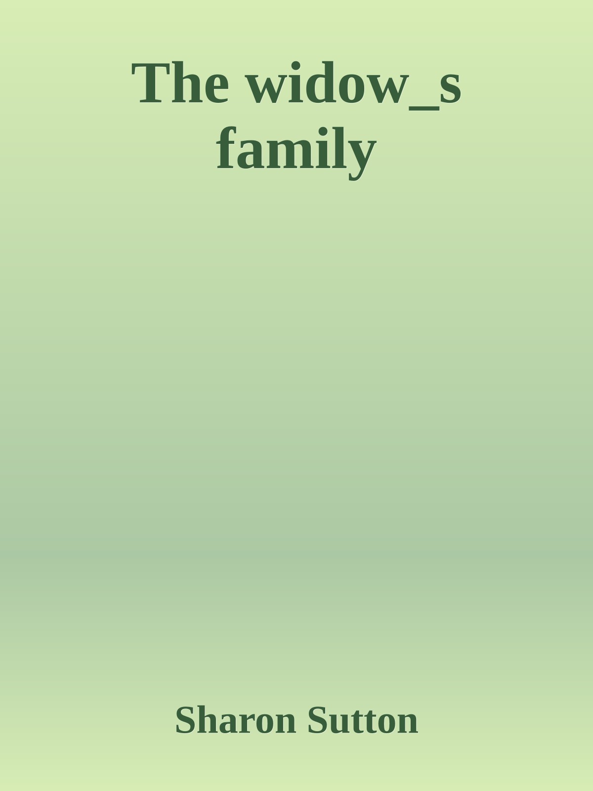 The widow_s family