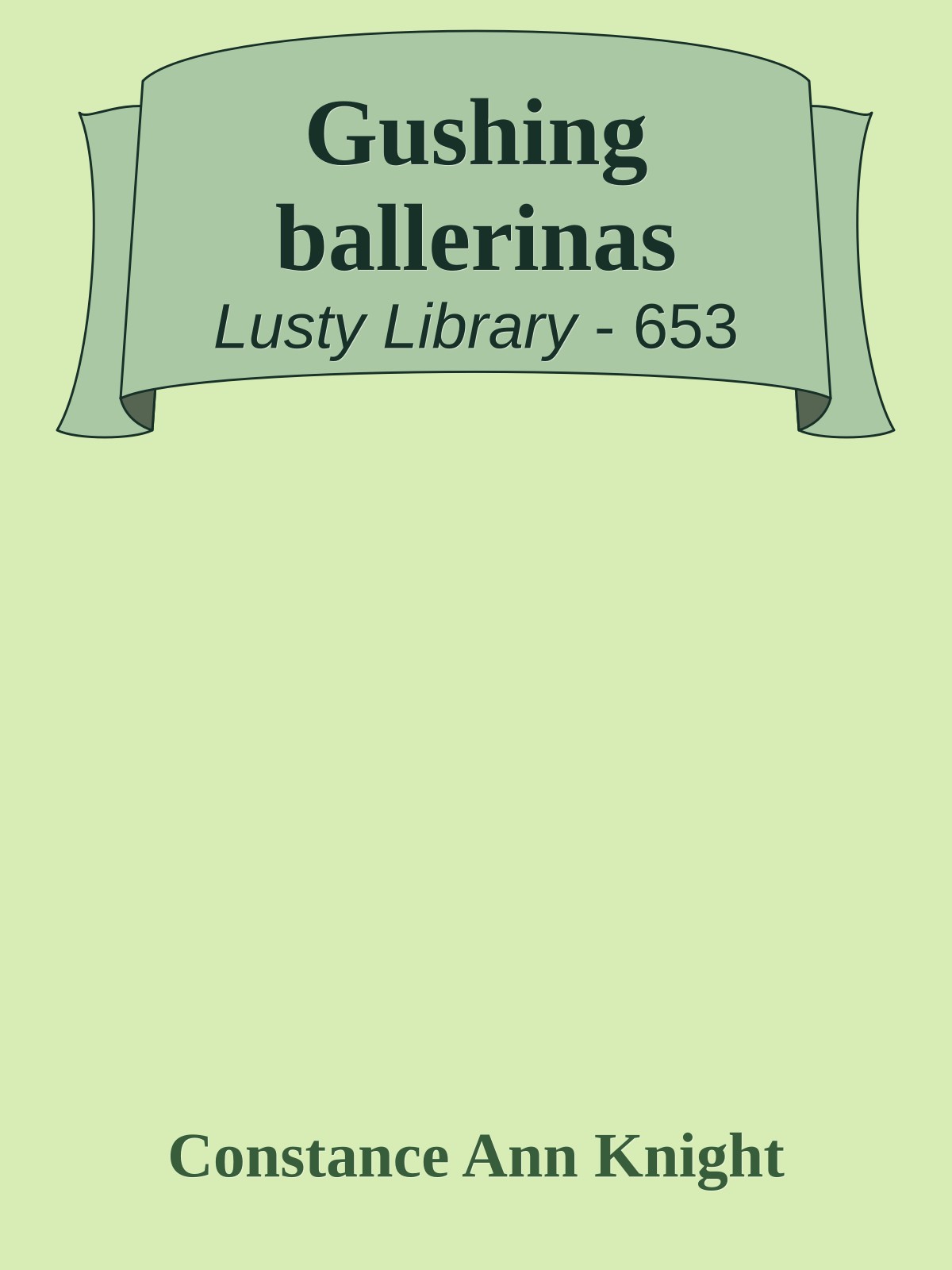 Gushing ballerinas
