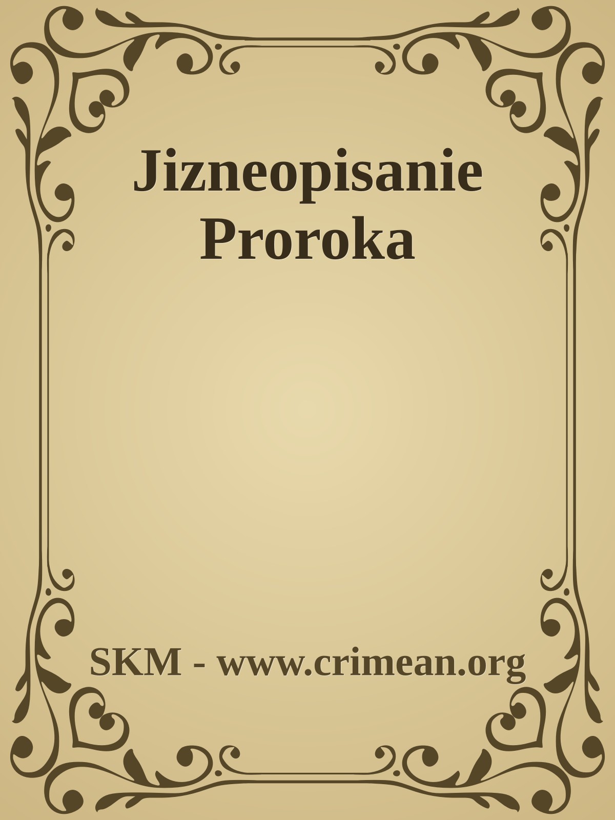 Jizneopisanie Proroka