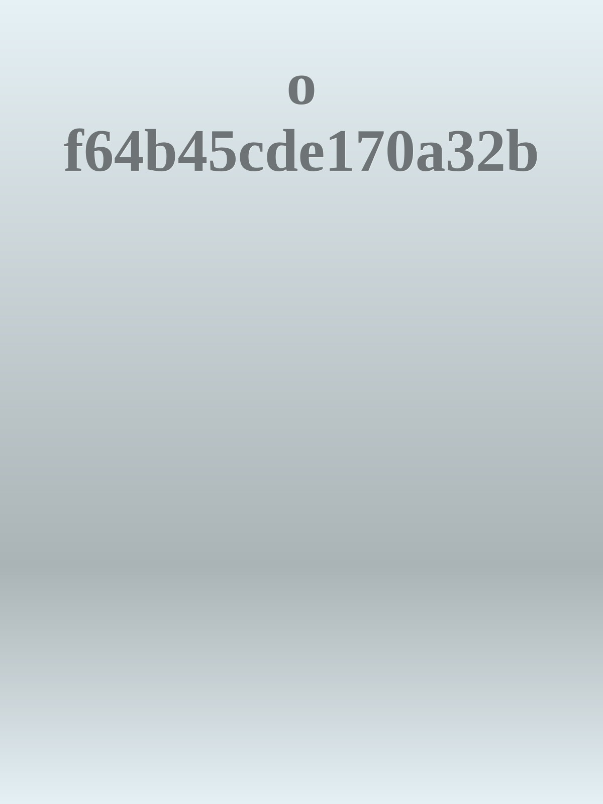 o f64b45cde170a32b
