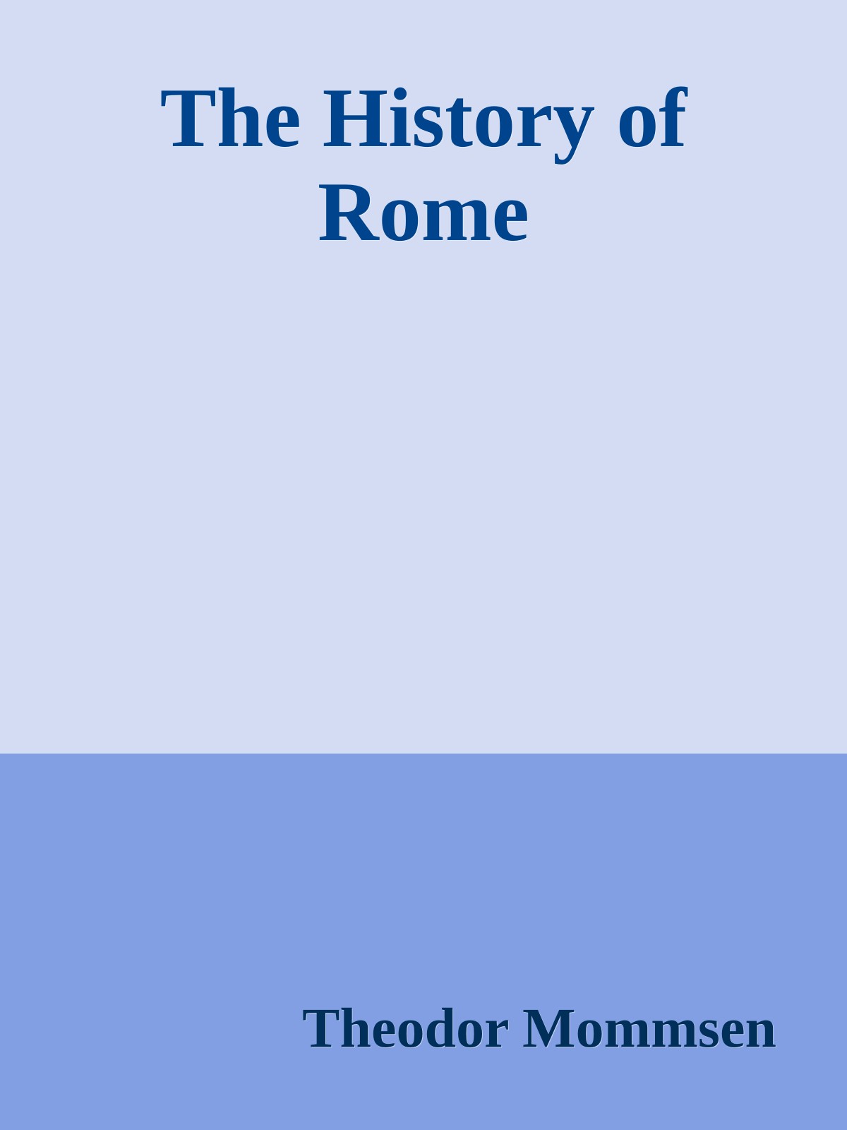 The History of Rome