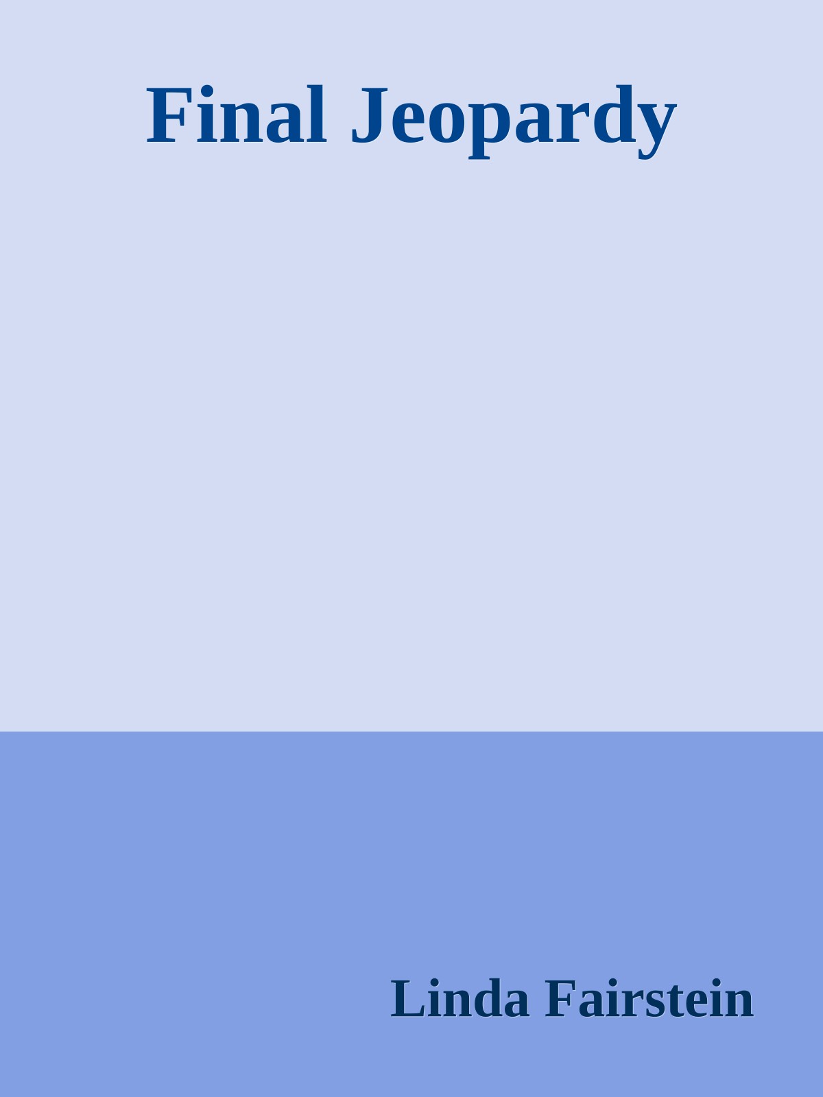 Final Jeopardy