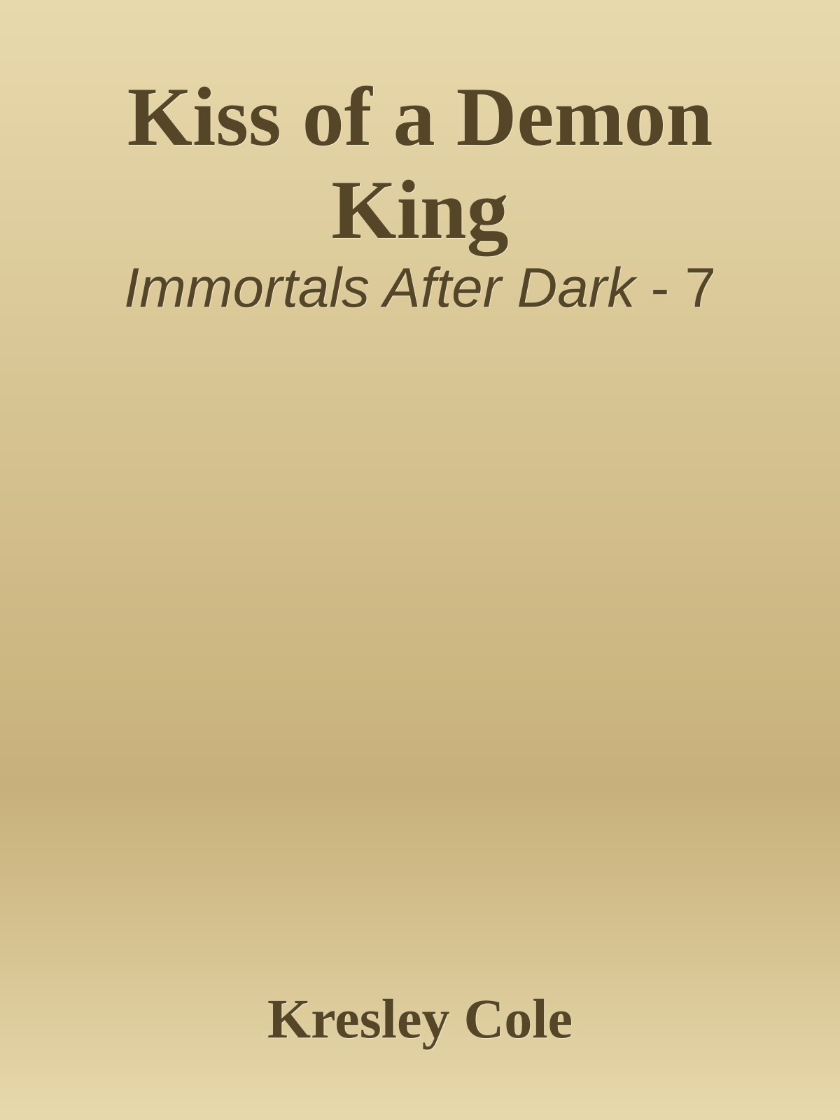 Kiss of a Demon King