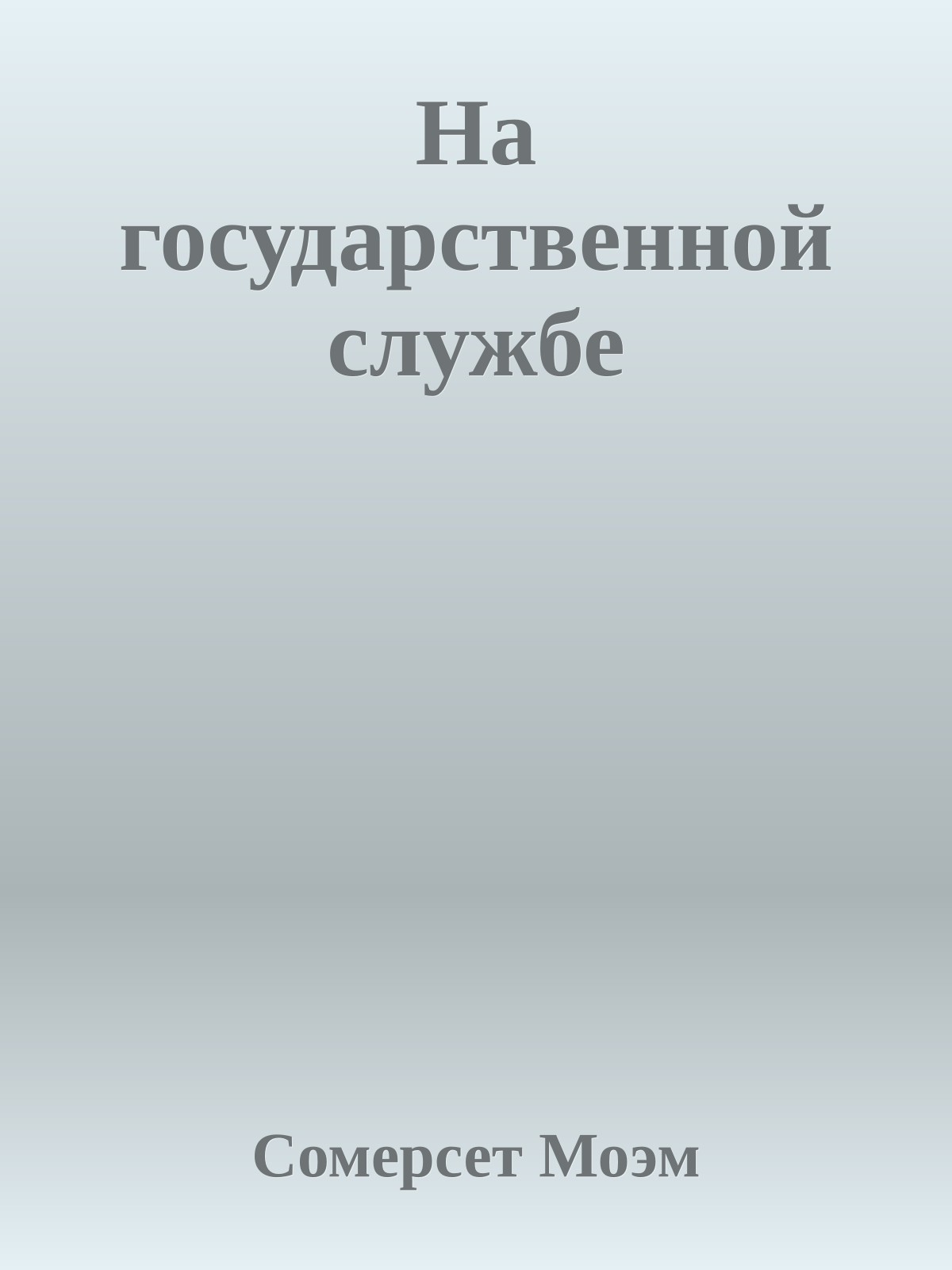На государственной службе
