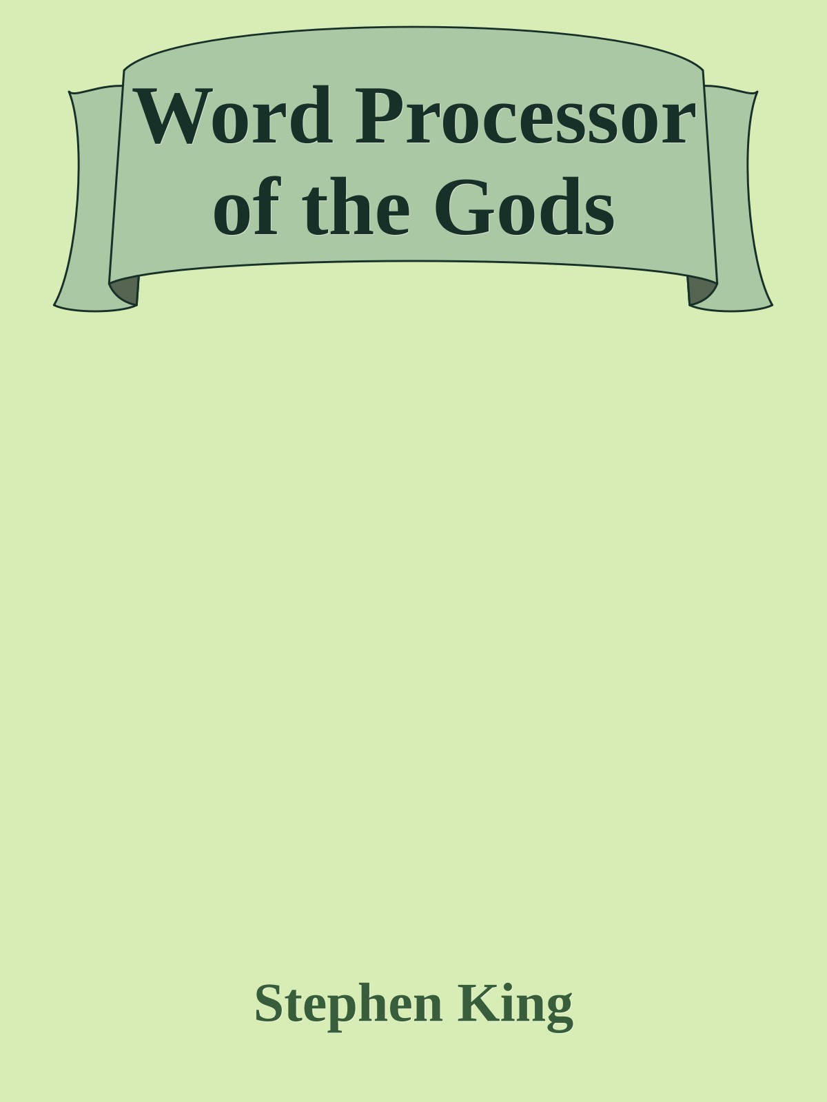 Word Processor of the Gods