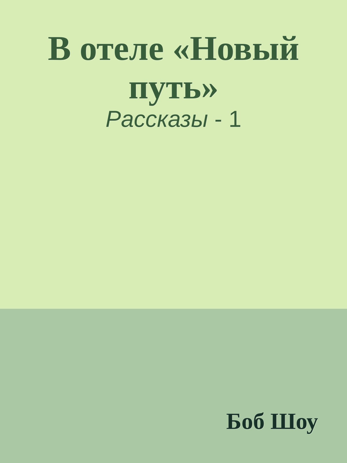 В отеле «Новый путь»