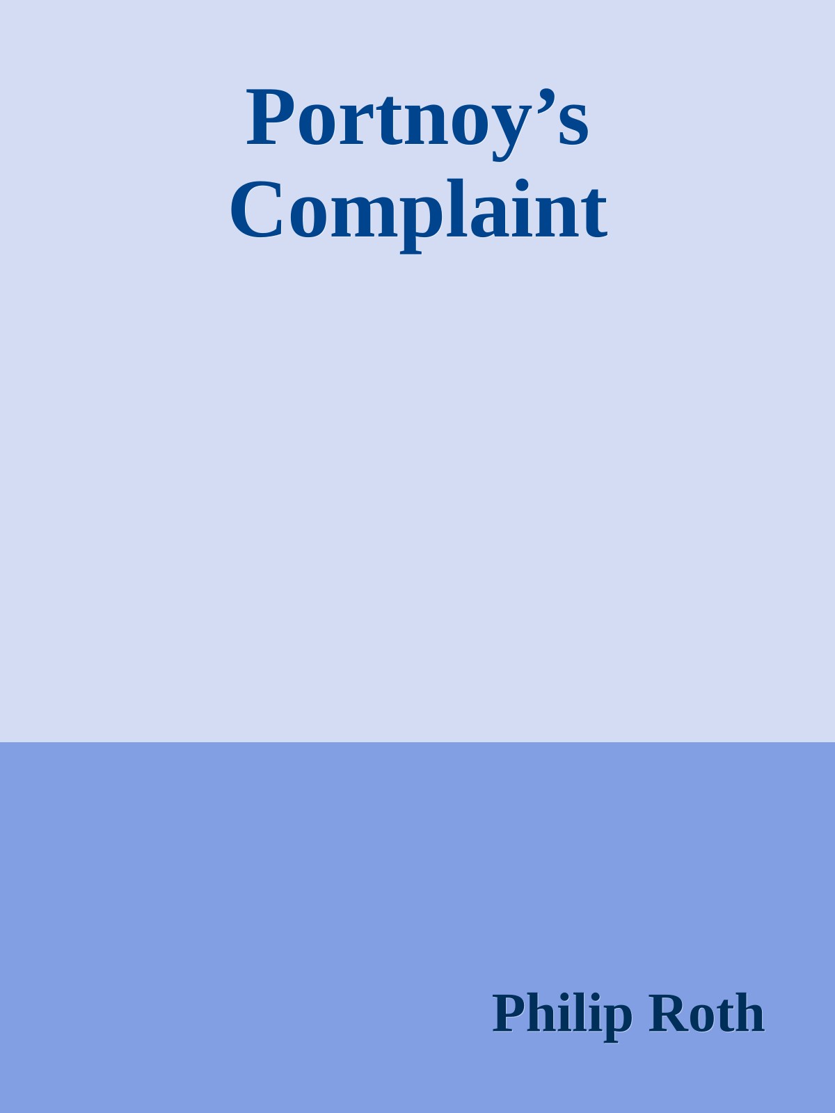 Portnoy’s Complaint
