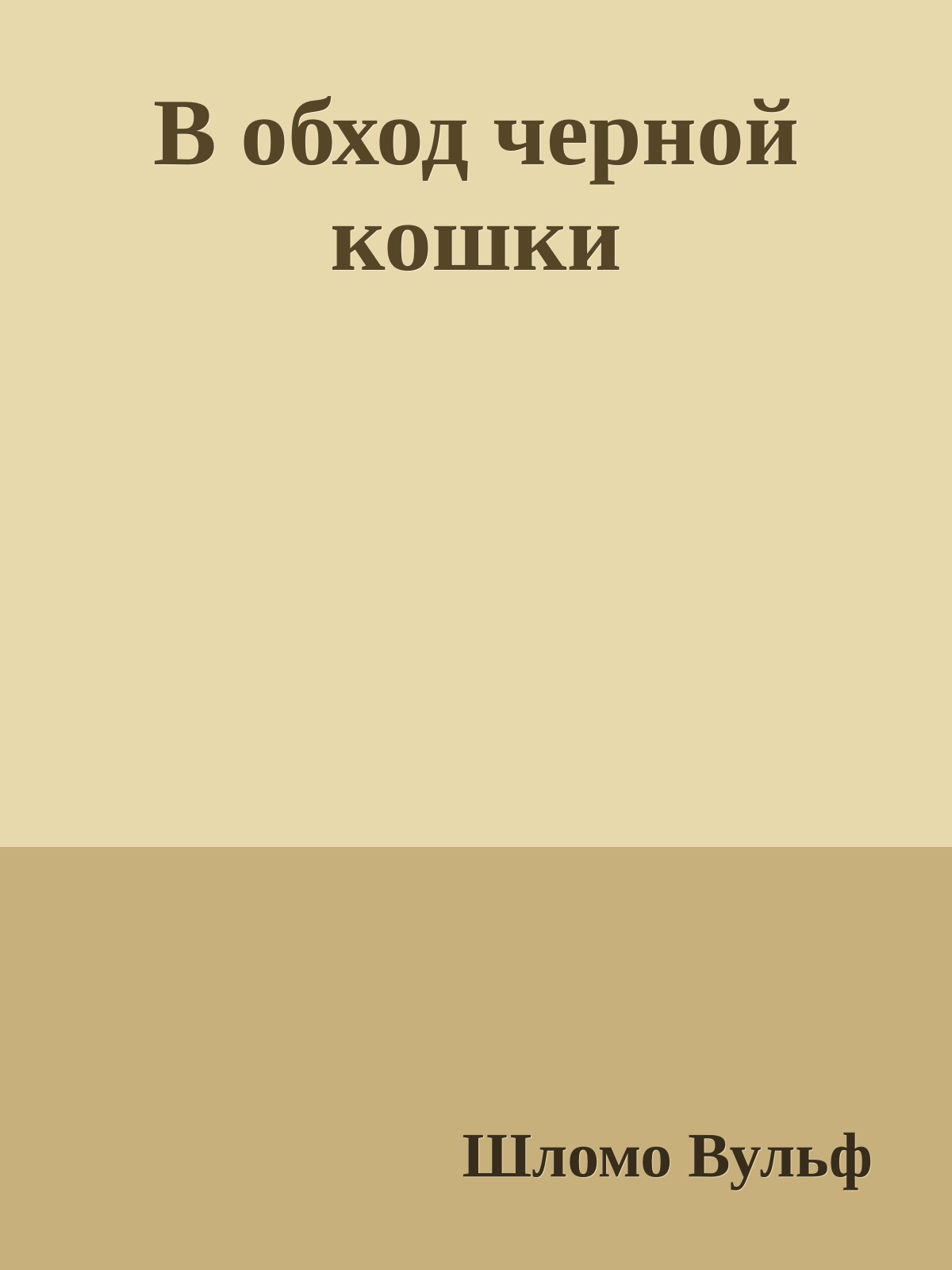 В обход черной кошки