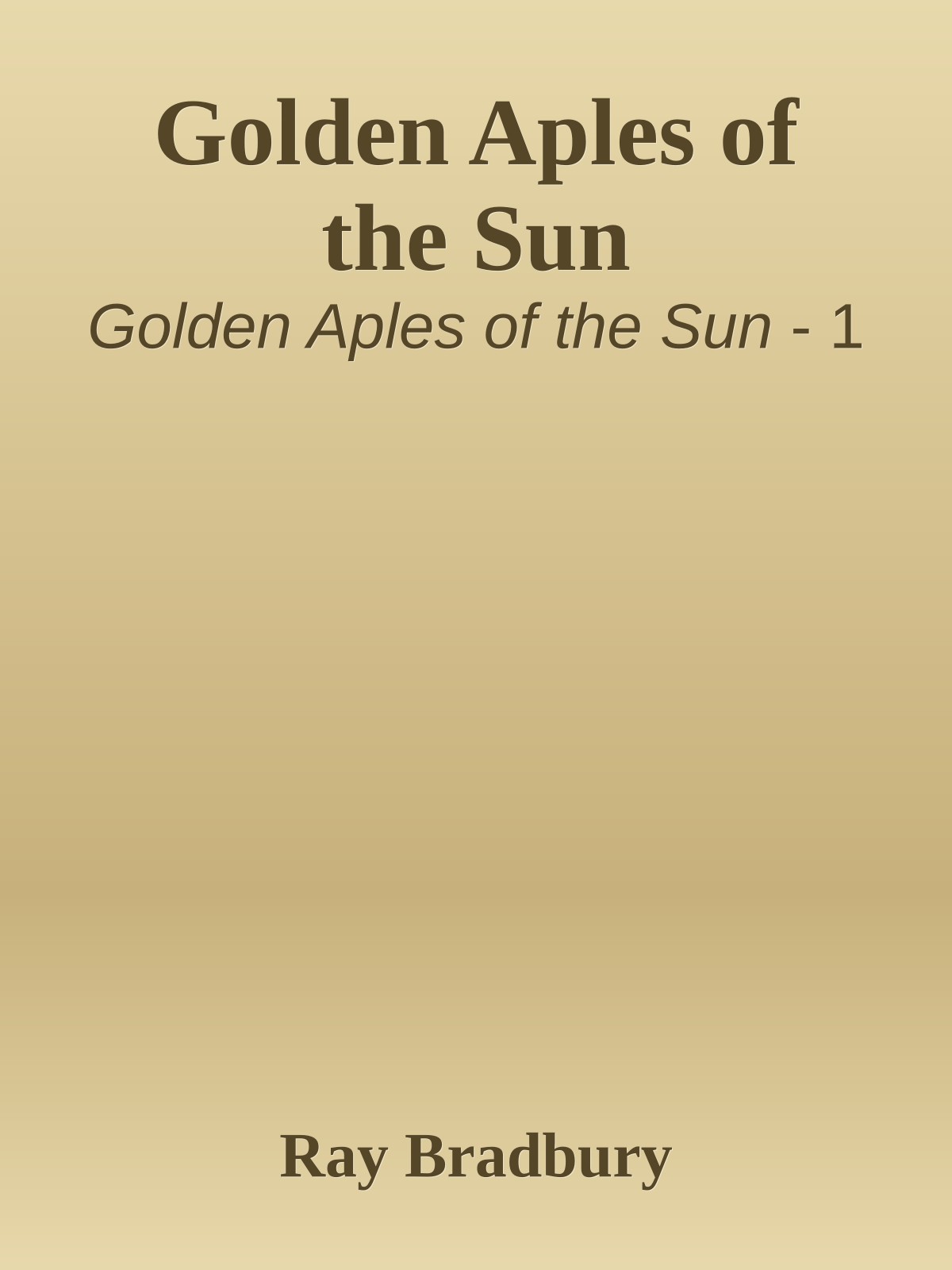 Golden Aples of the Sun