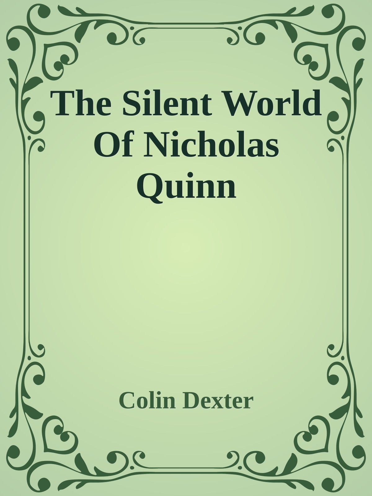 The Silent World Of Nicholas Quinn