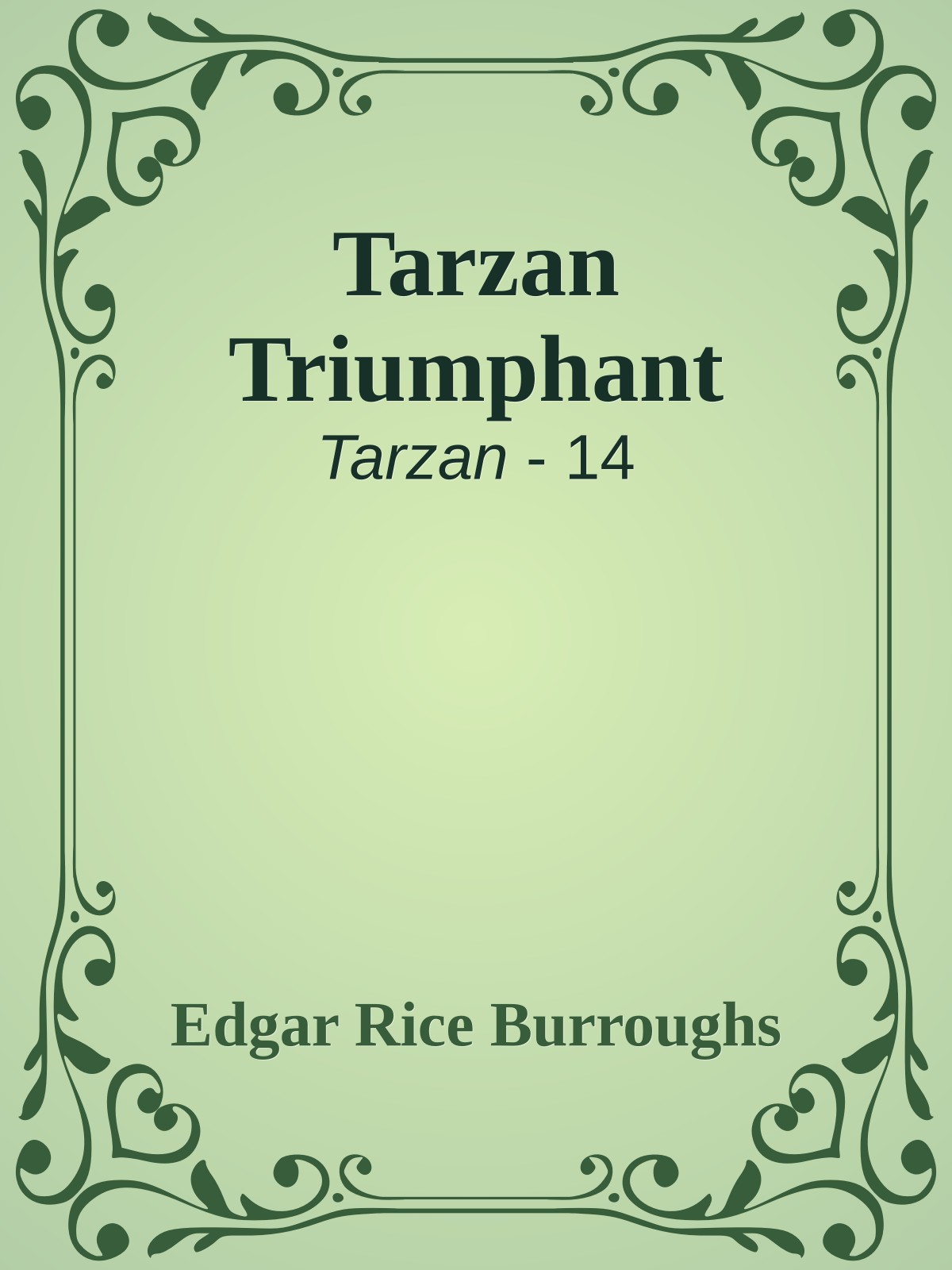 Tarzan Triumphant