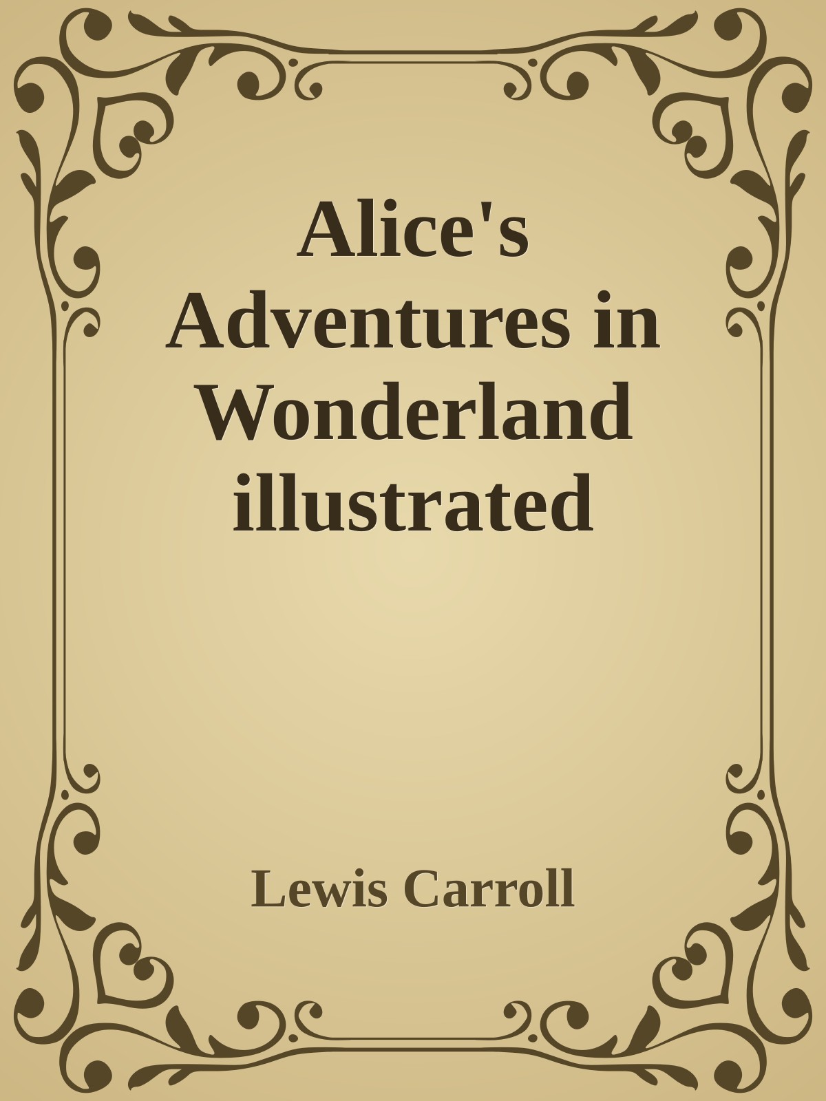 Alice's Adventures in Wonderland illustrated