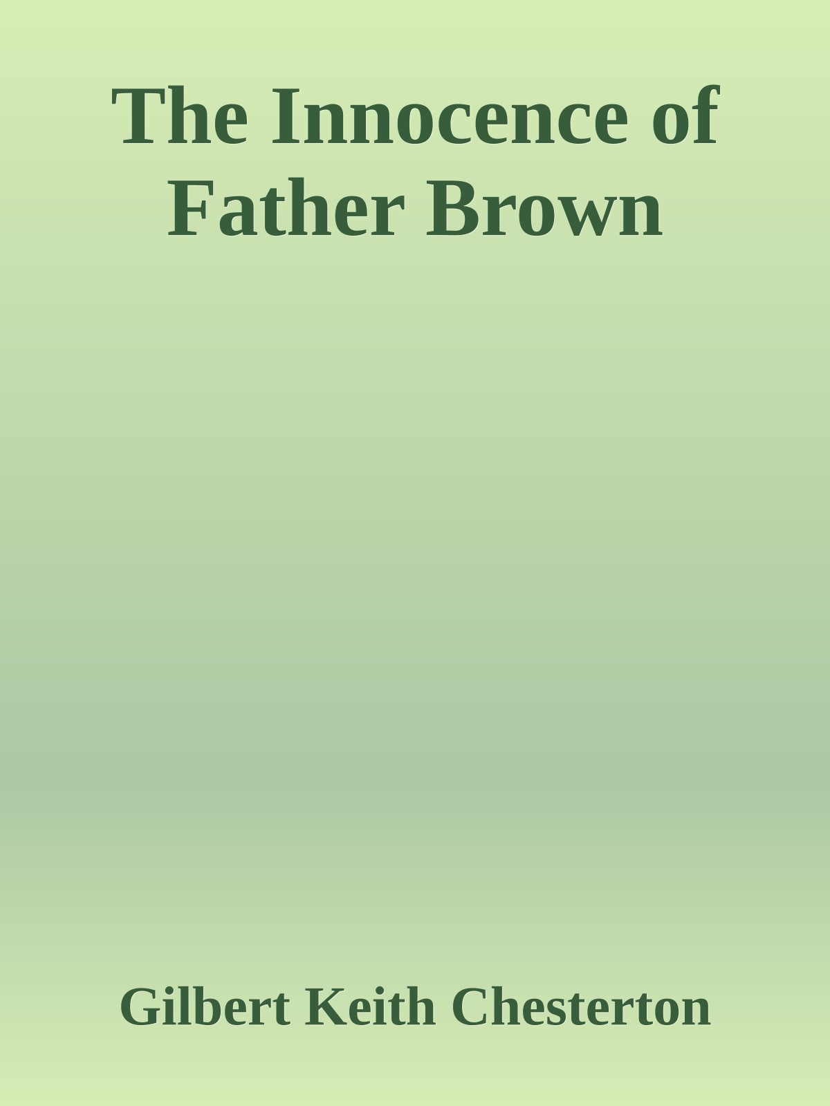The Innocence of Father Brown