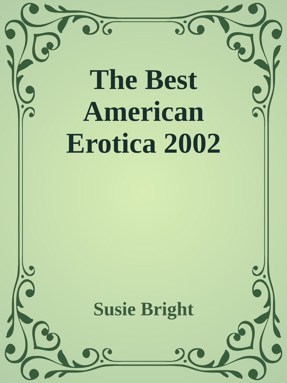 The Best American Erotica 2002