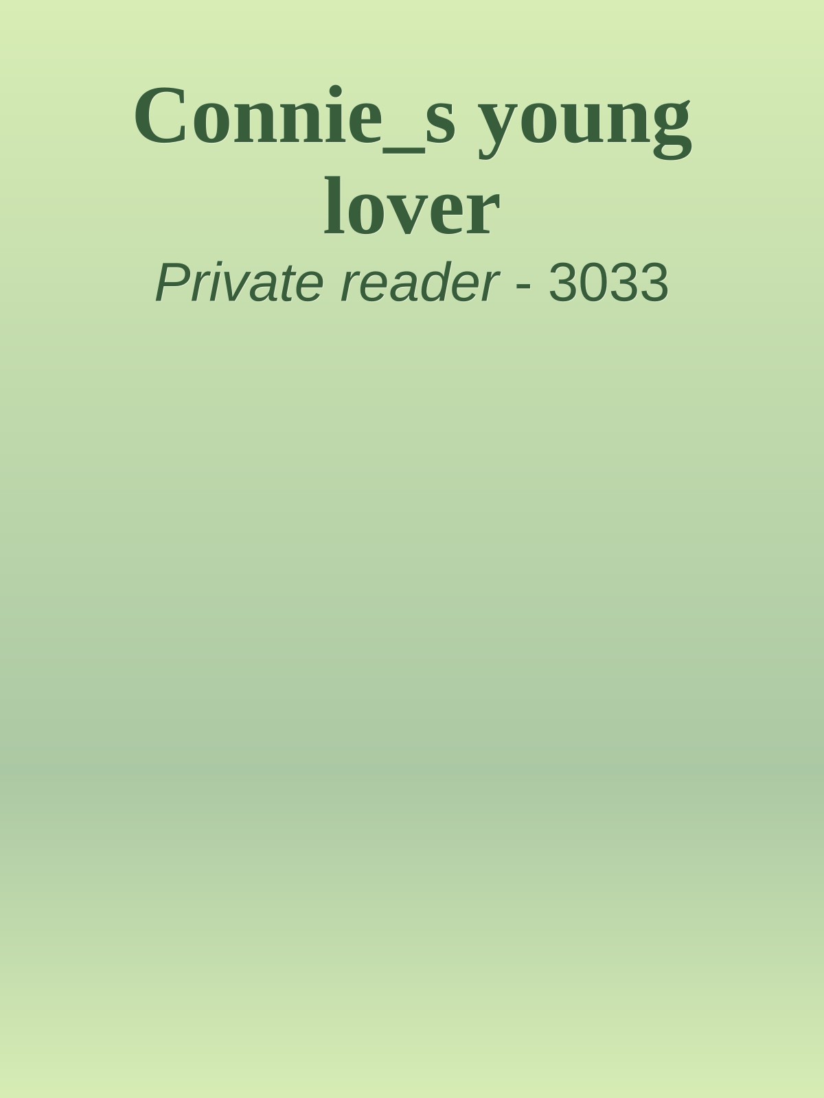 Connie_s young lover