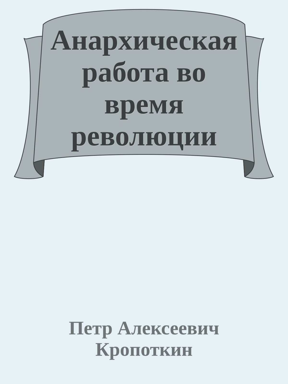 Анархическая работа во время революции