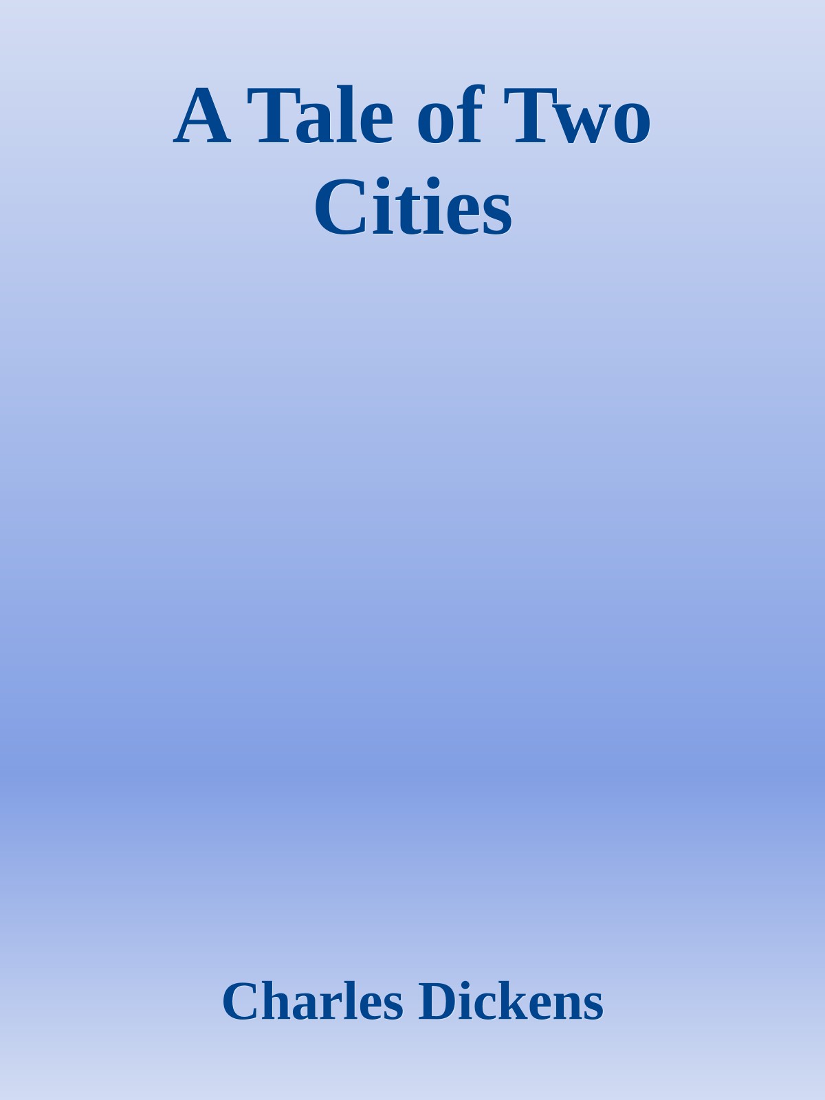 A Tale of Two Cities