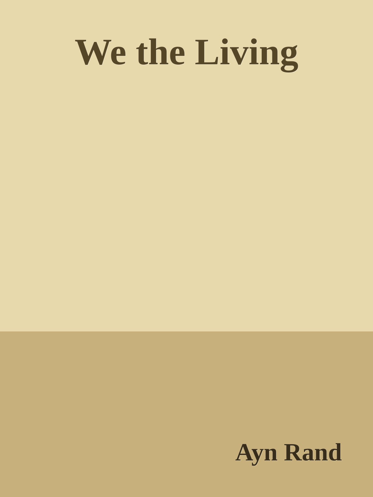 We the Living