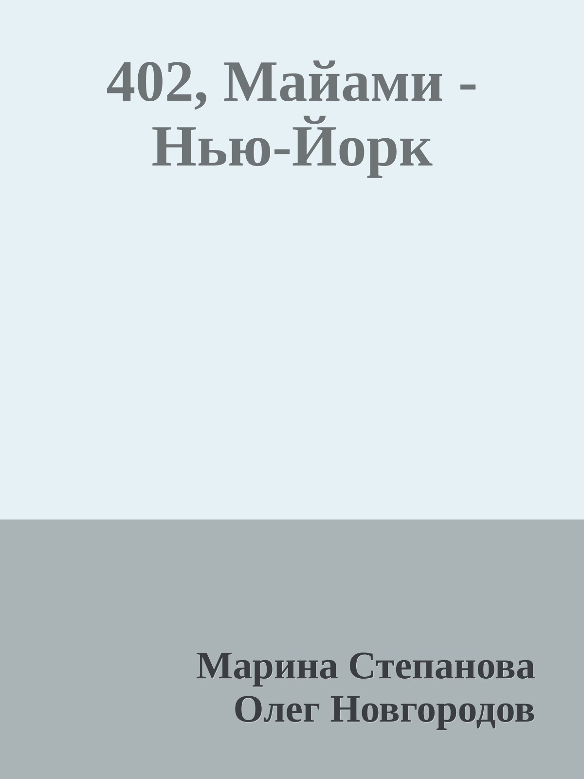 402, Майами - Нью-Йорк