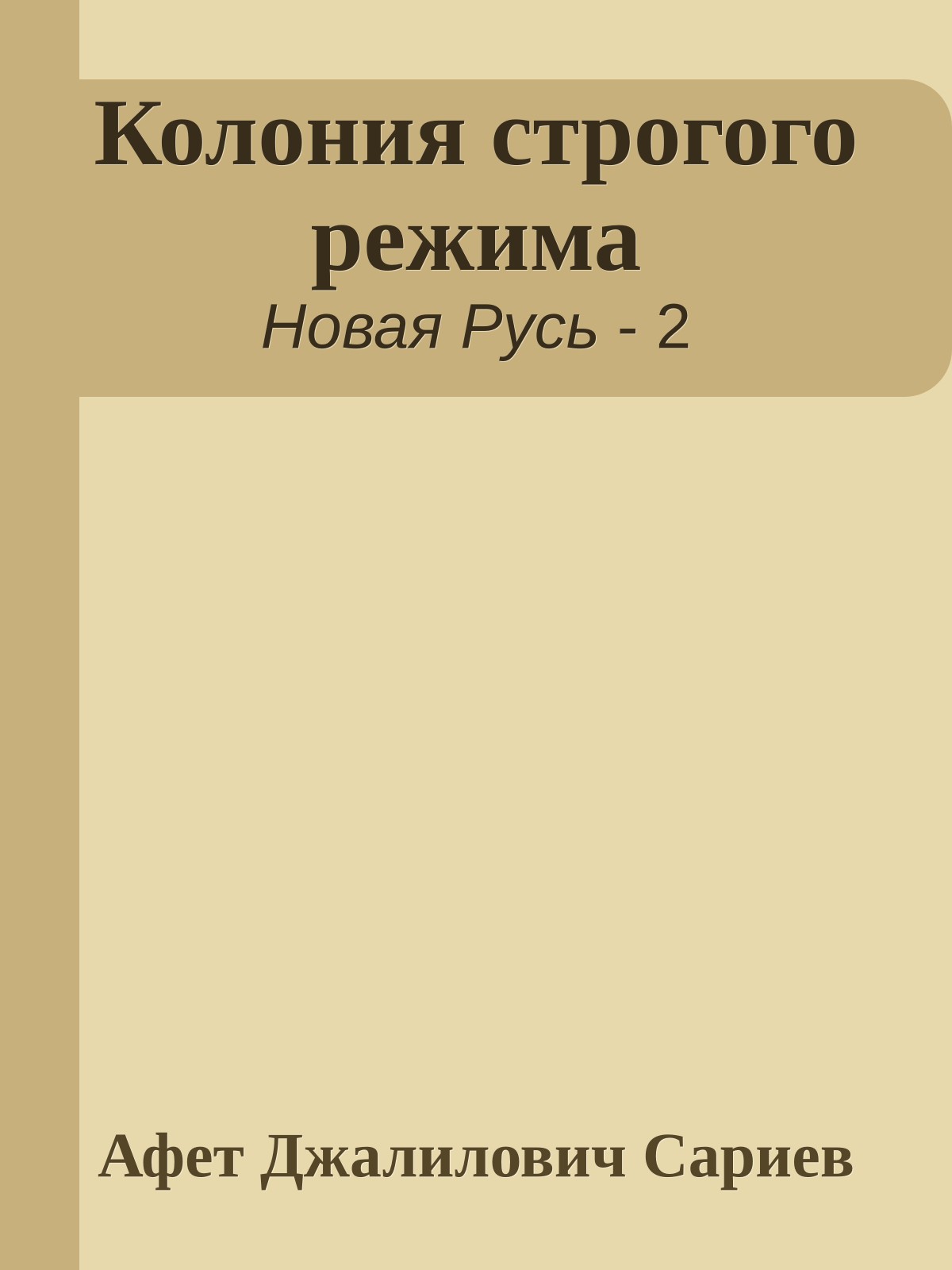Колония строгого режима