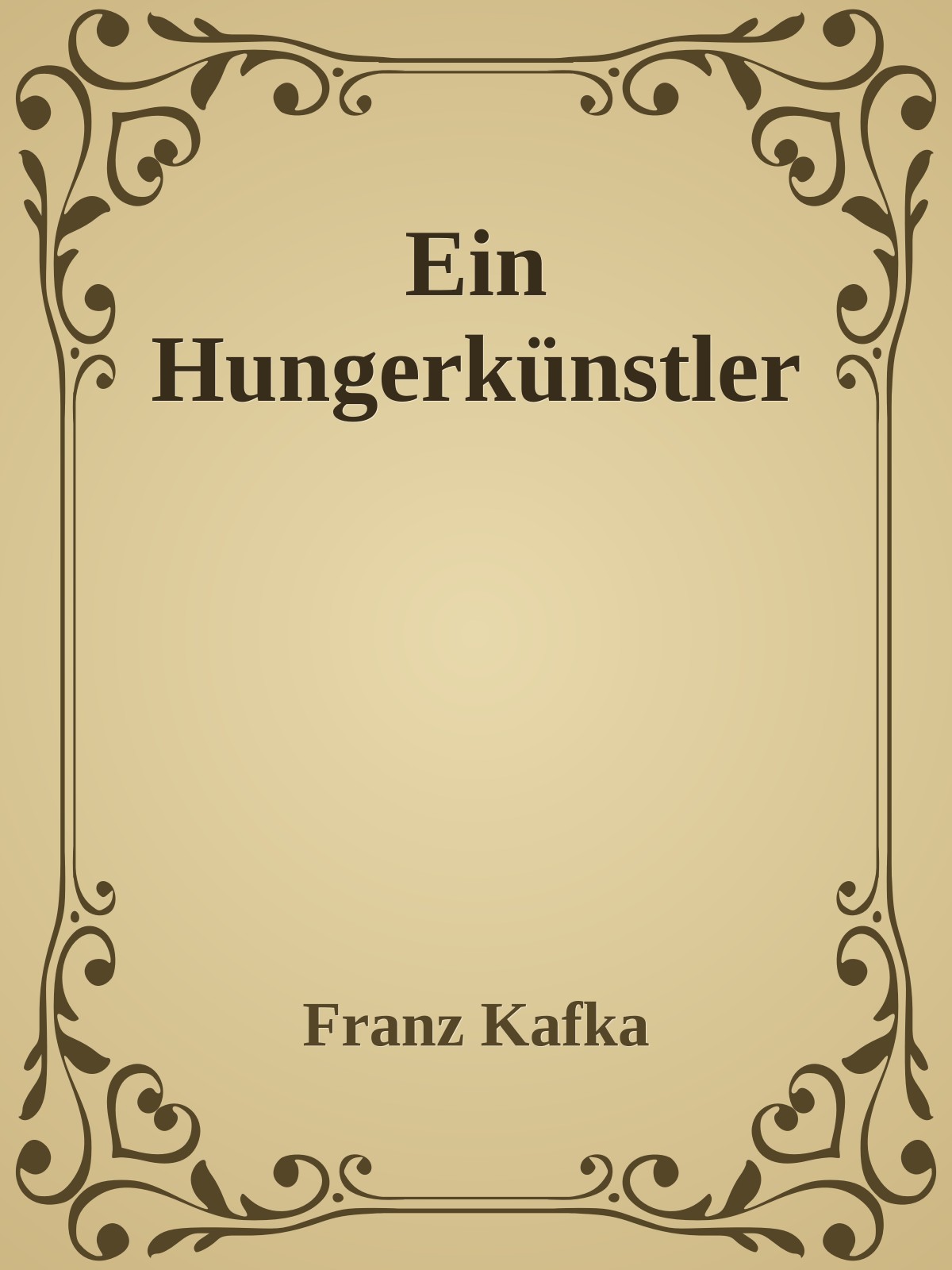 Ein Hungerkünstler