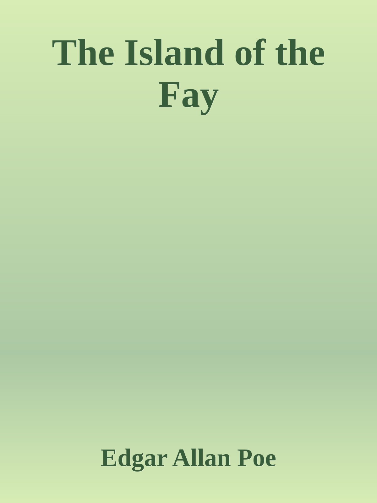 The Island of the Fay