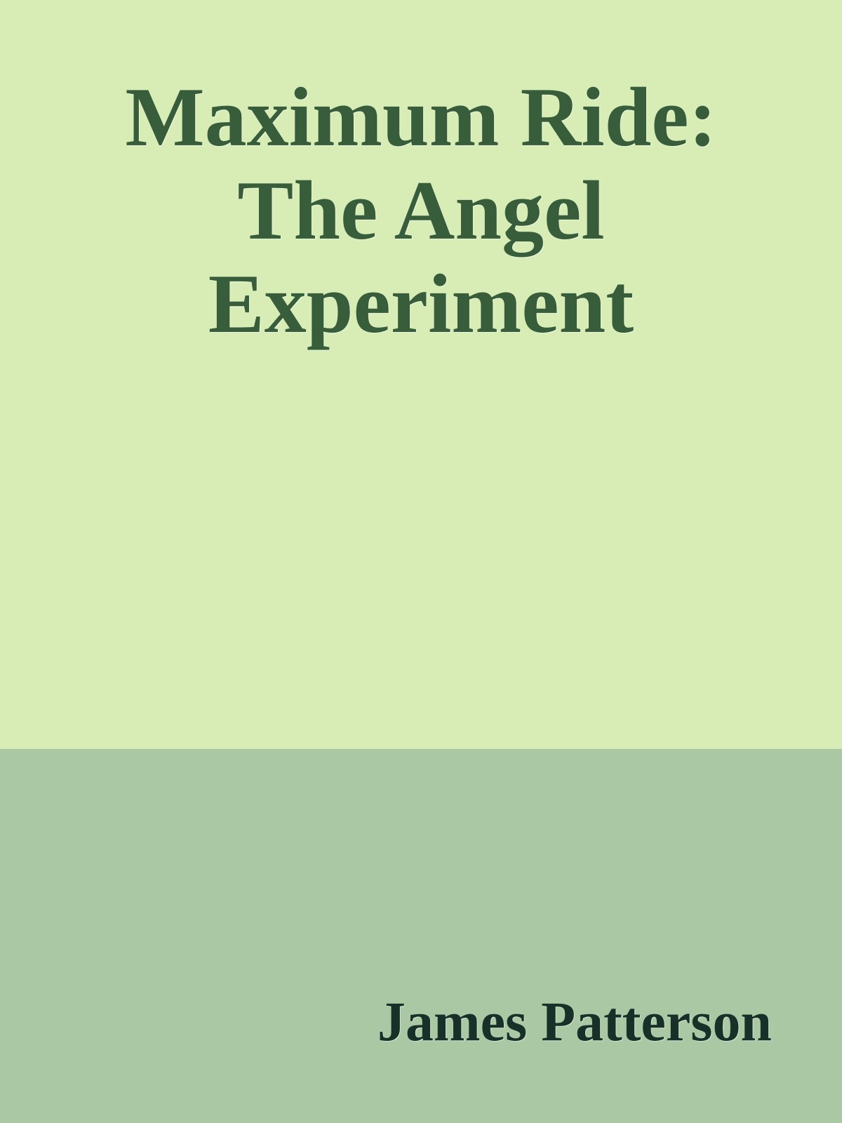 Maximum Ride: The Angel Experiment