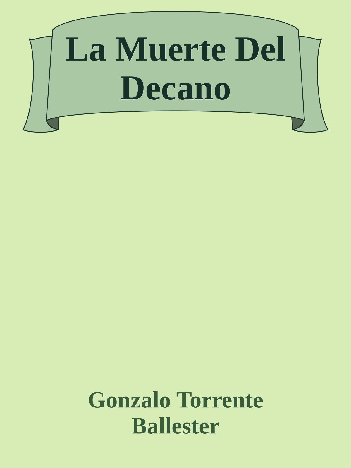 La Muerte Del Decano