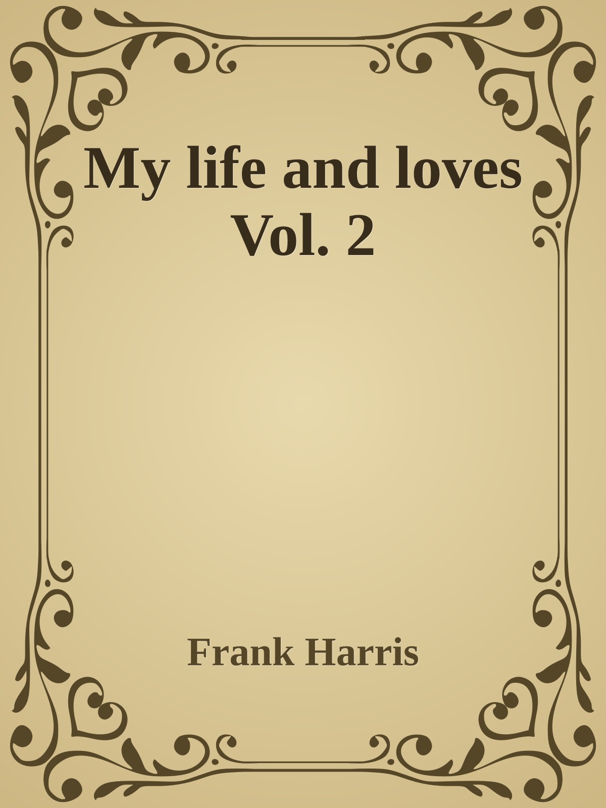 My life and loves Vol. 2