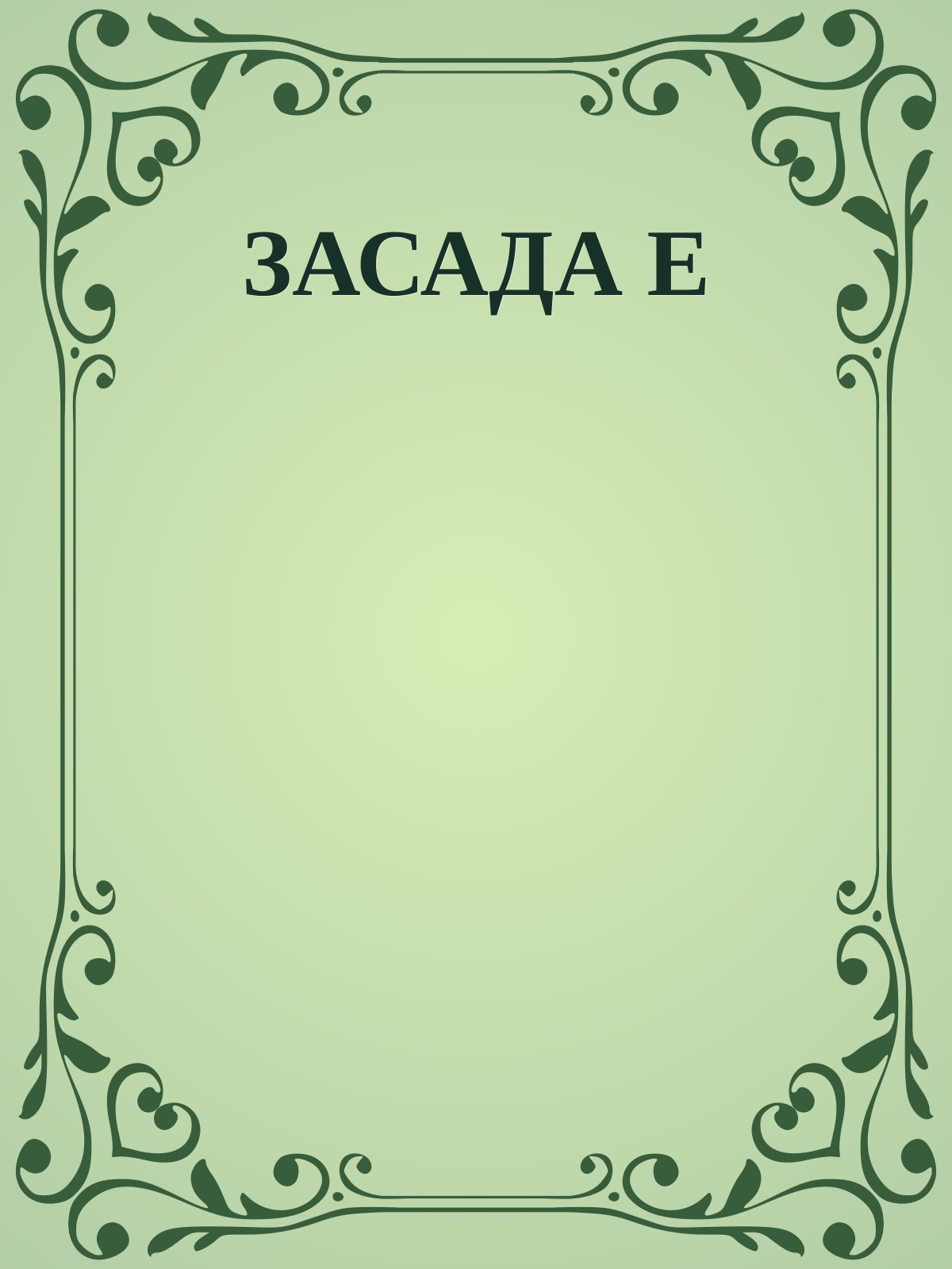 ЗАСАДА Е