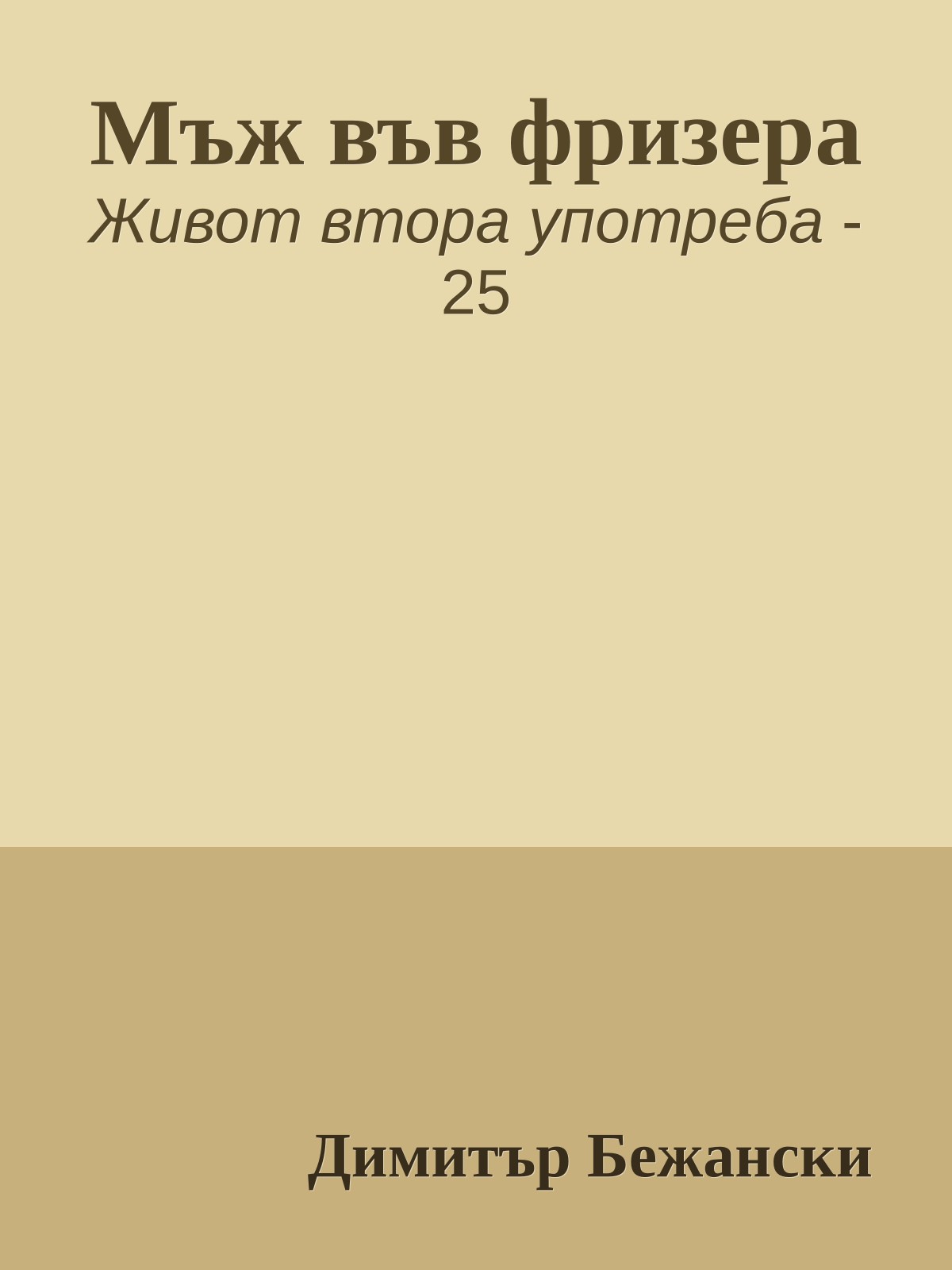 Мъж във фризера