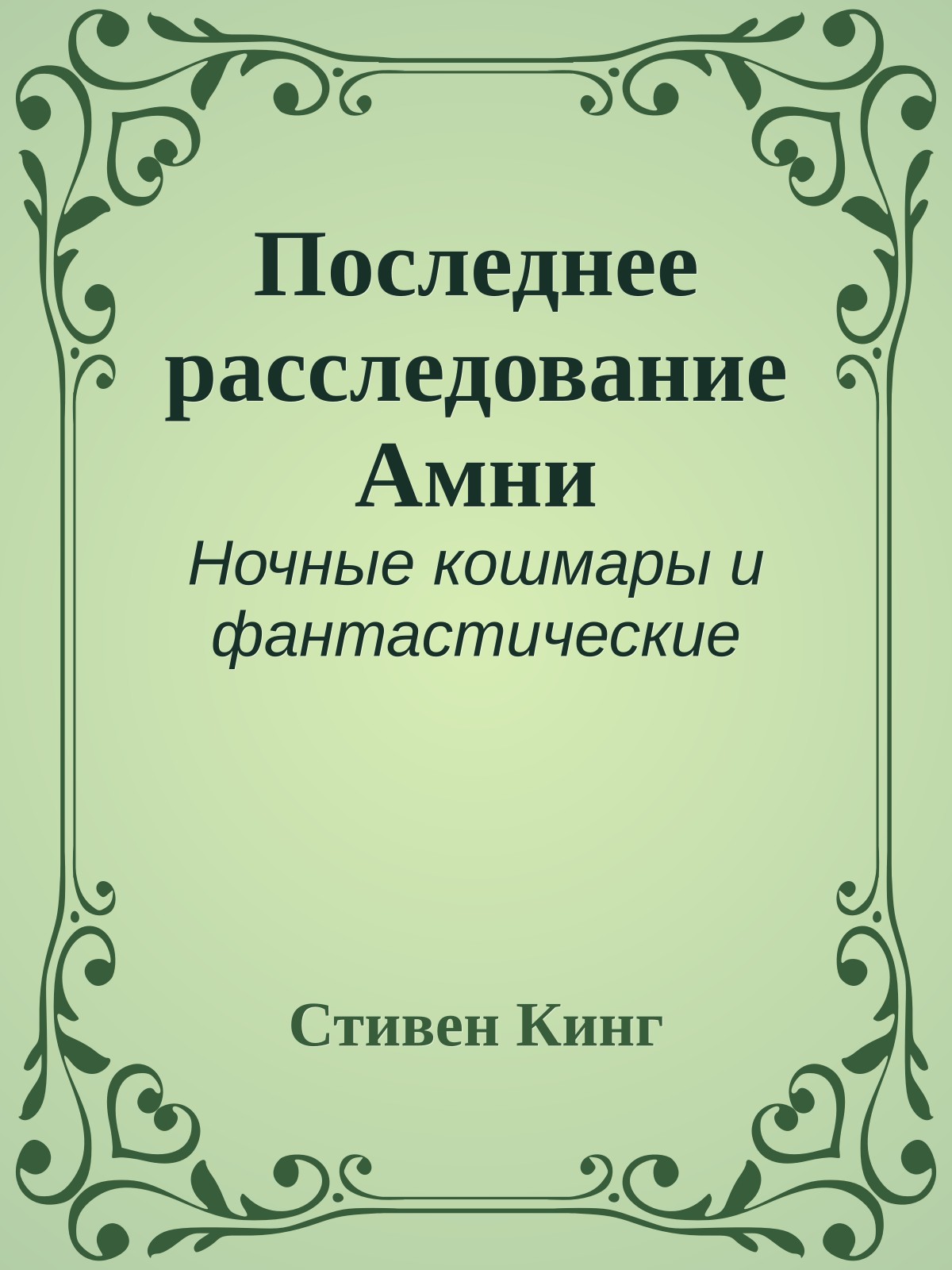 Последнее расследование Амни