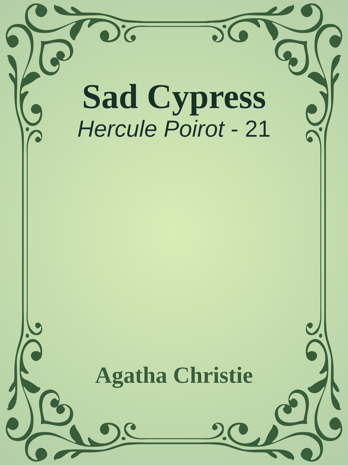 Sad Cypress