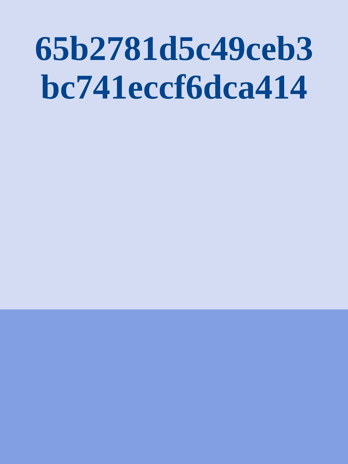 65b2781d5c49ceb3bc741eccf6dca414