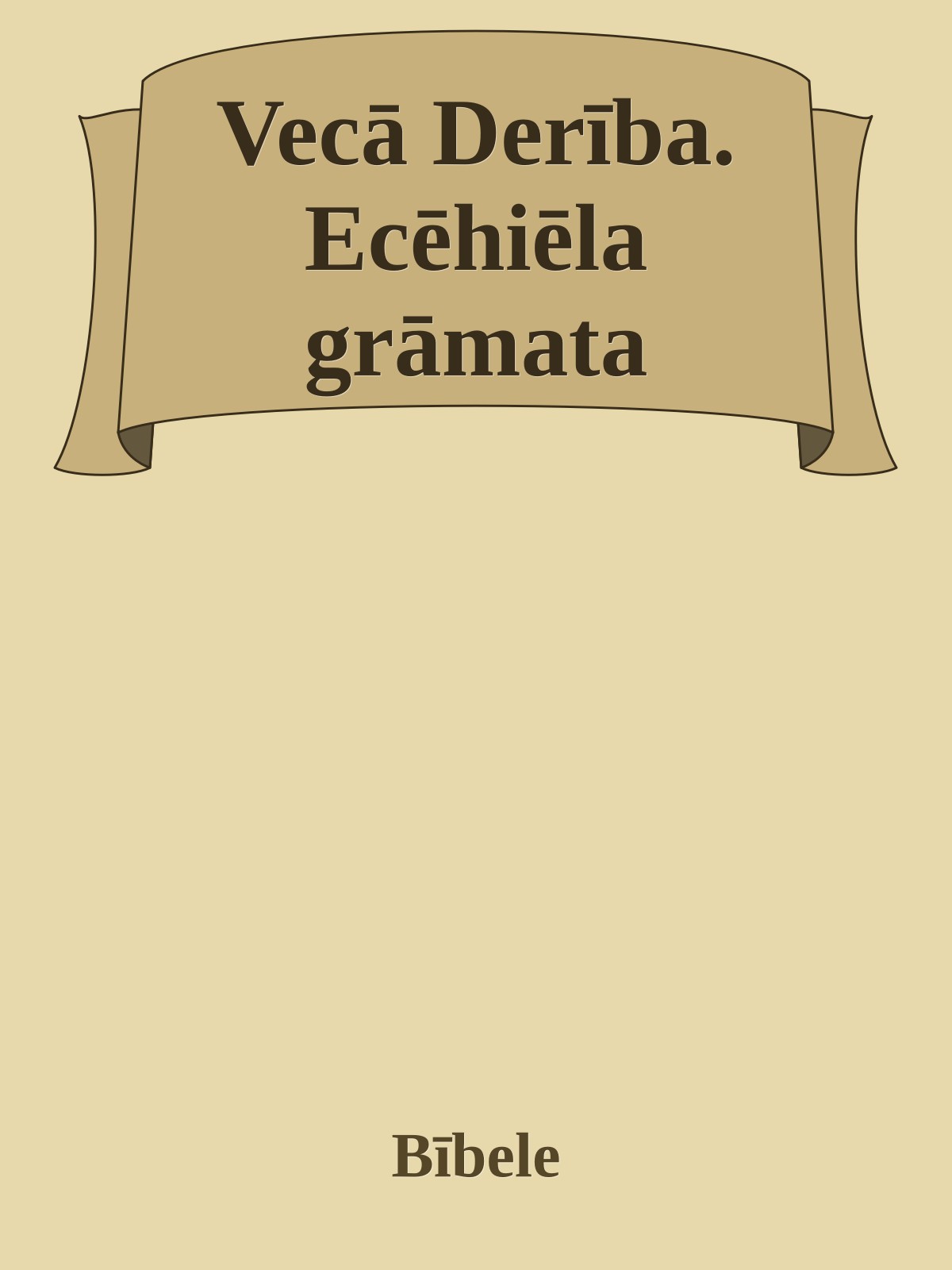 Vecā Derība. Ecēhiēla grāmata