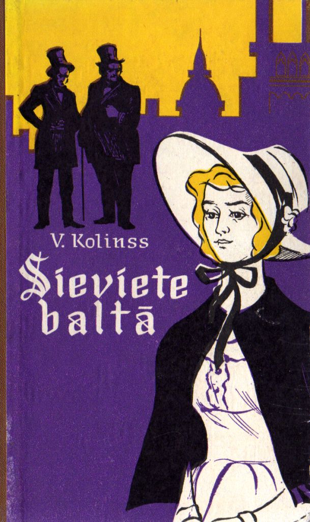 Sieviete baltā