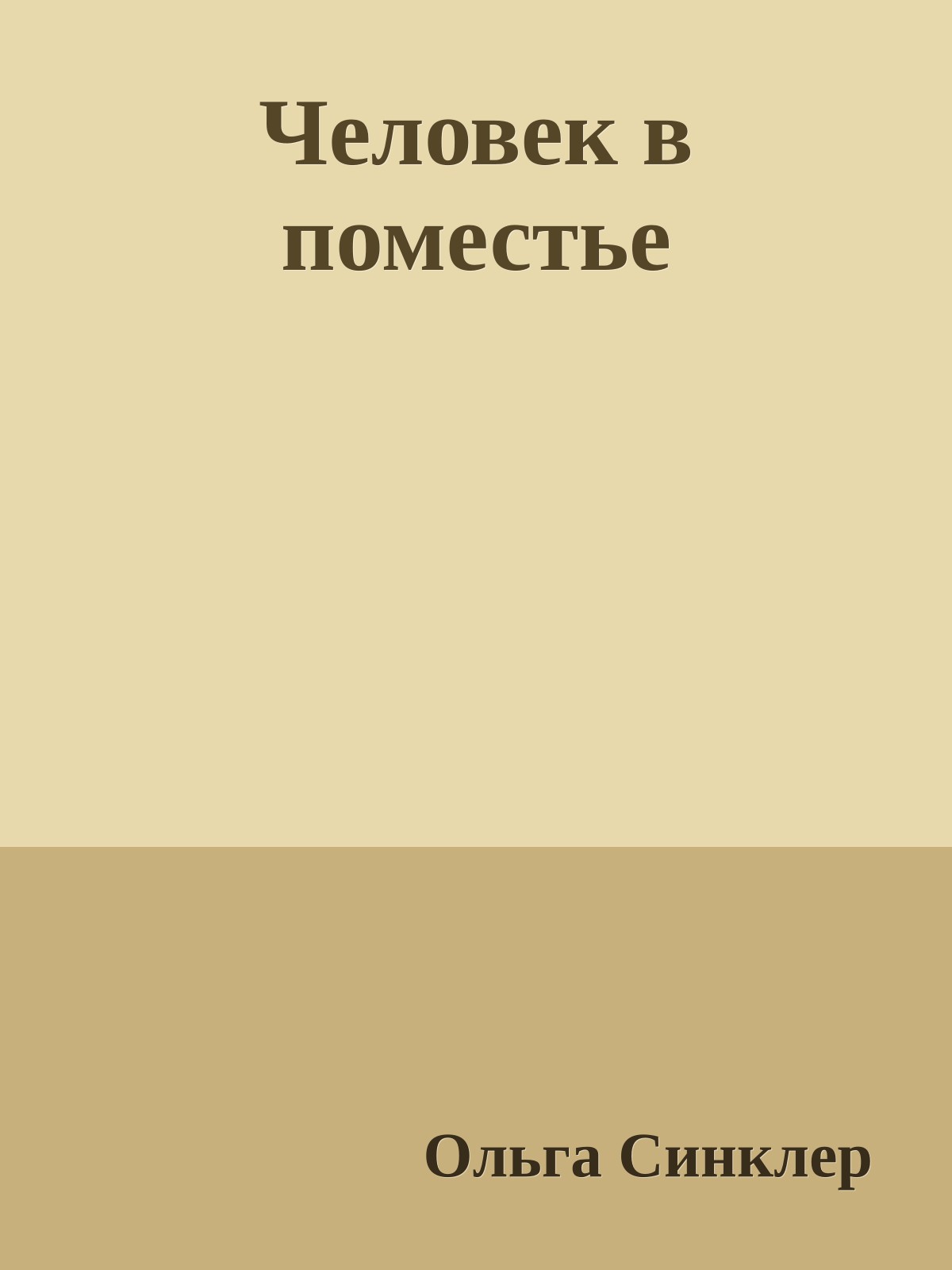 Человек в поместье