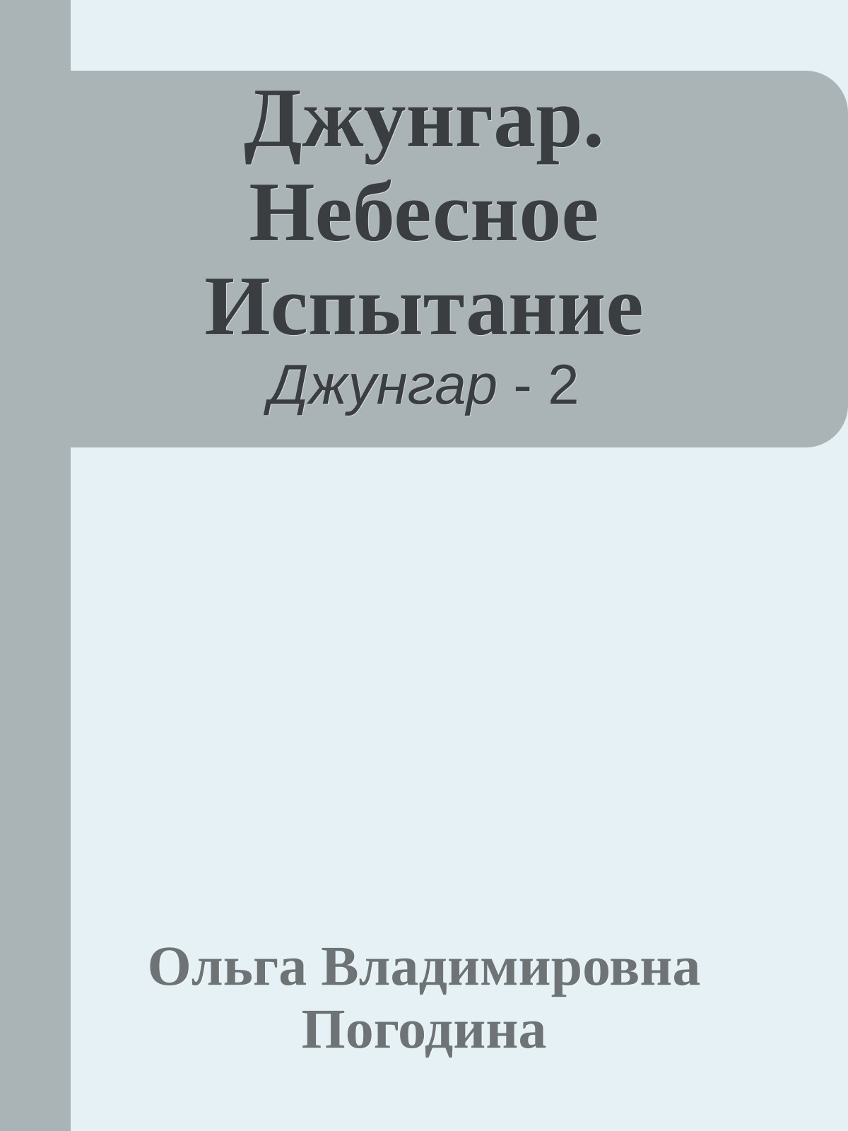 Джунгар. Небесное Испытание