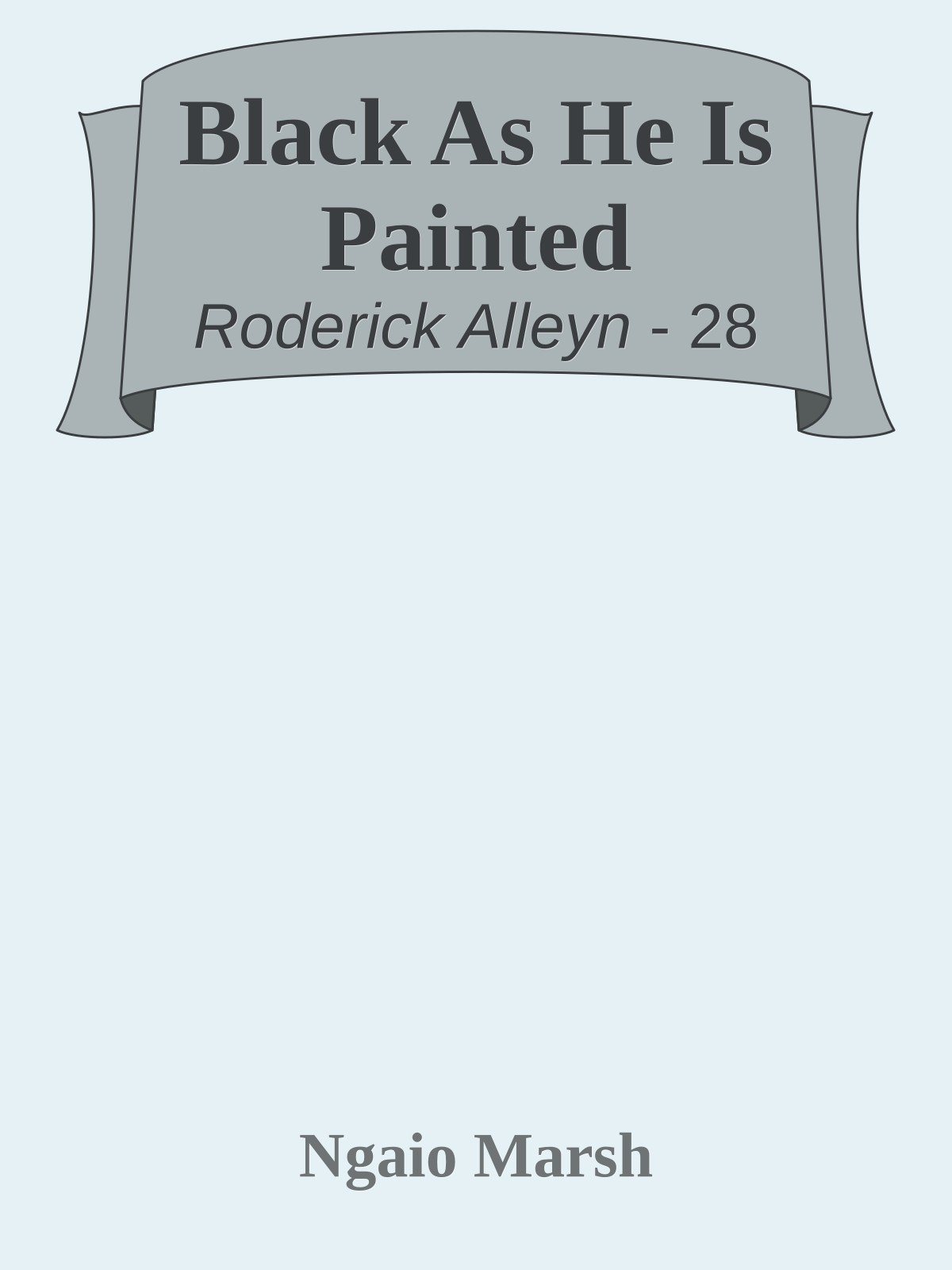 Black As He Is Painted
