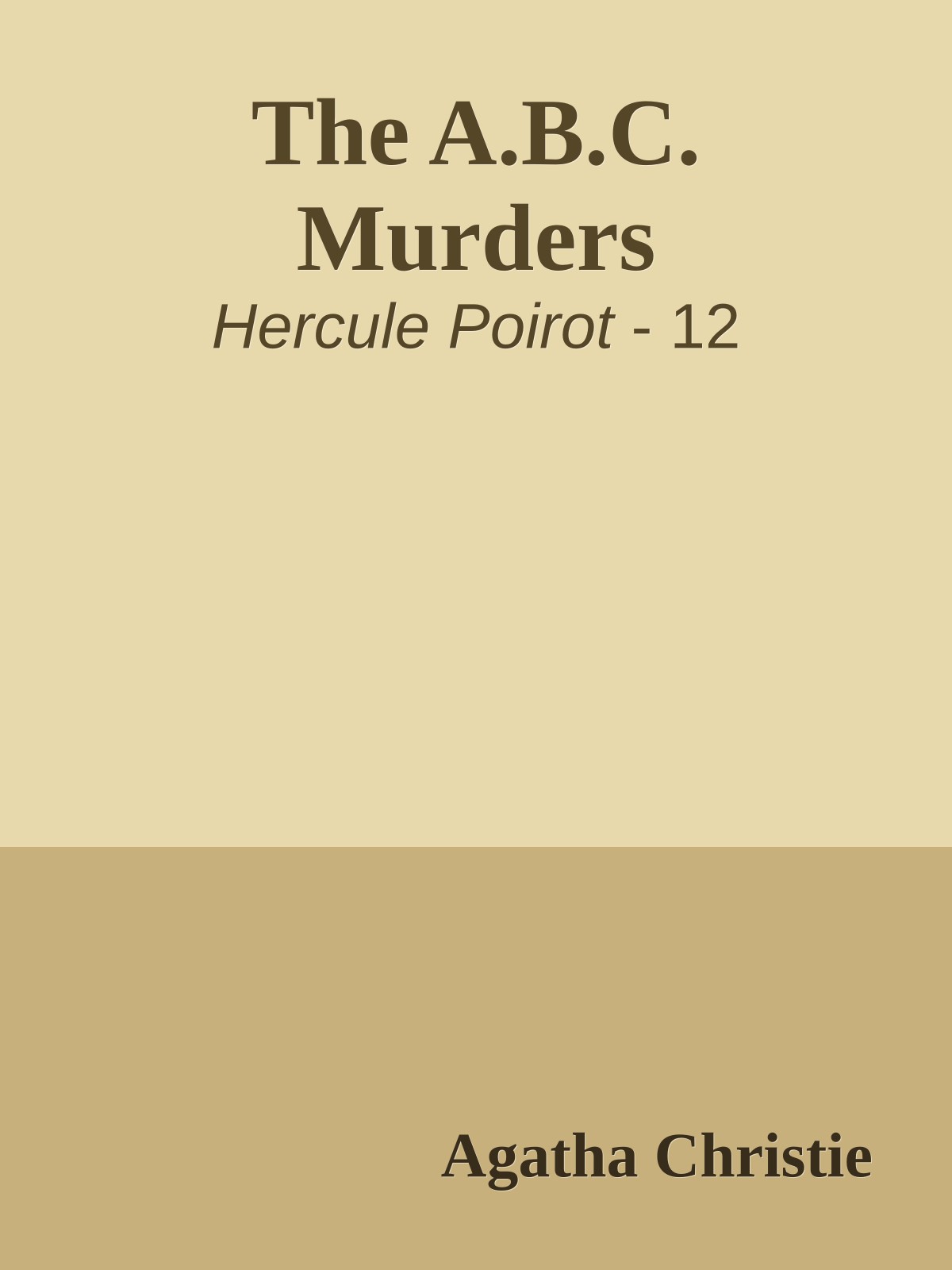 The A.B.C. Murders