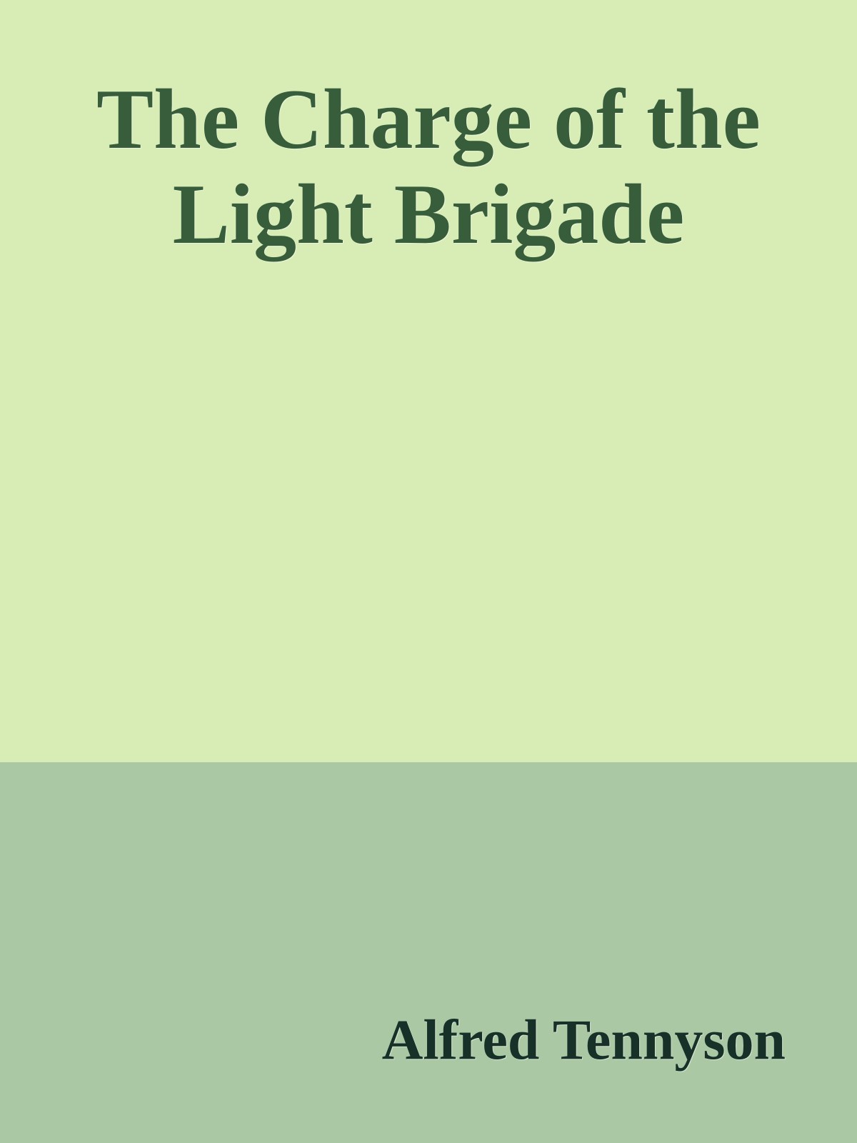 The Charge of the Light Brigade